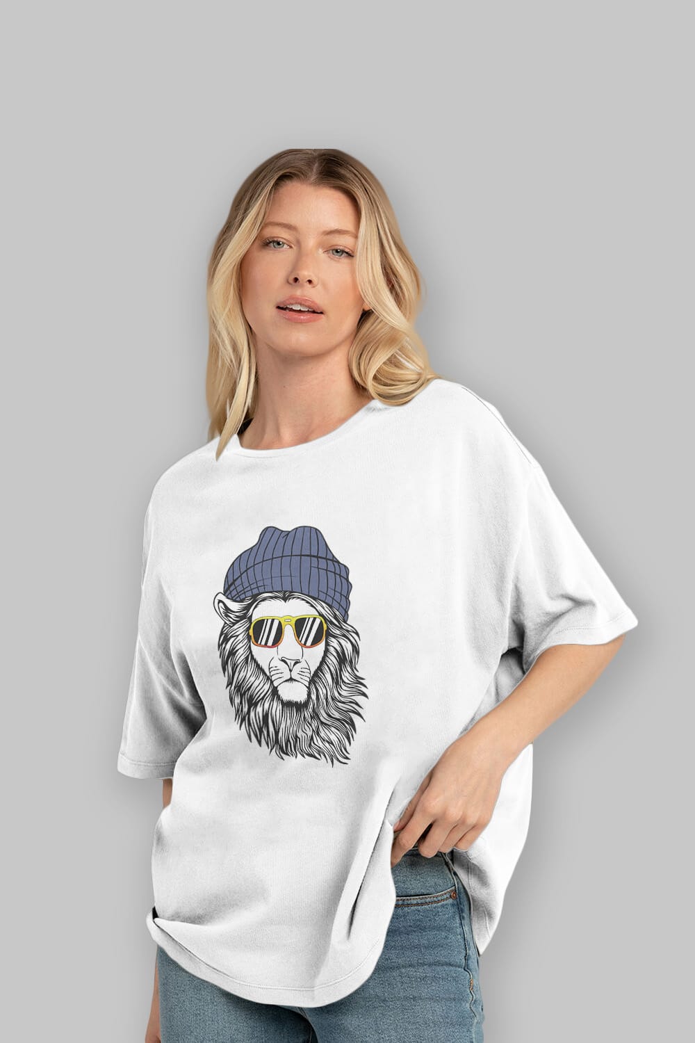 Be Brave Ön Baskılı Oversize t-shirt Erkek Kadın Unisex
