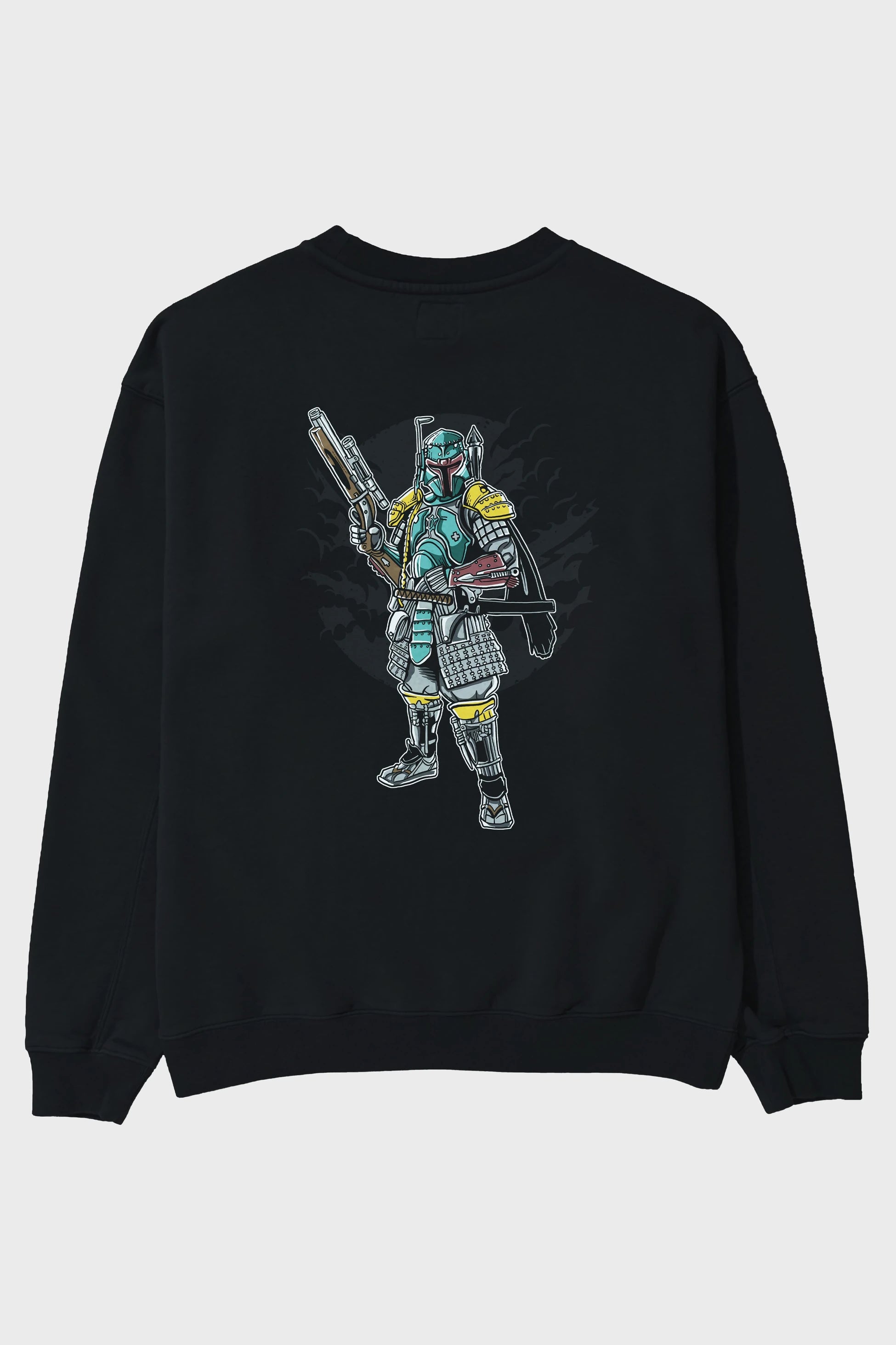 Ronin Hunter Arka Baskılı Oversize Sweatshirt Erkek Kadın Unisex
