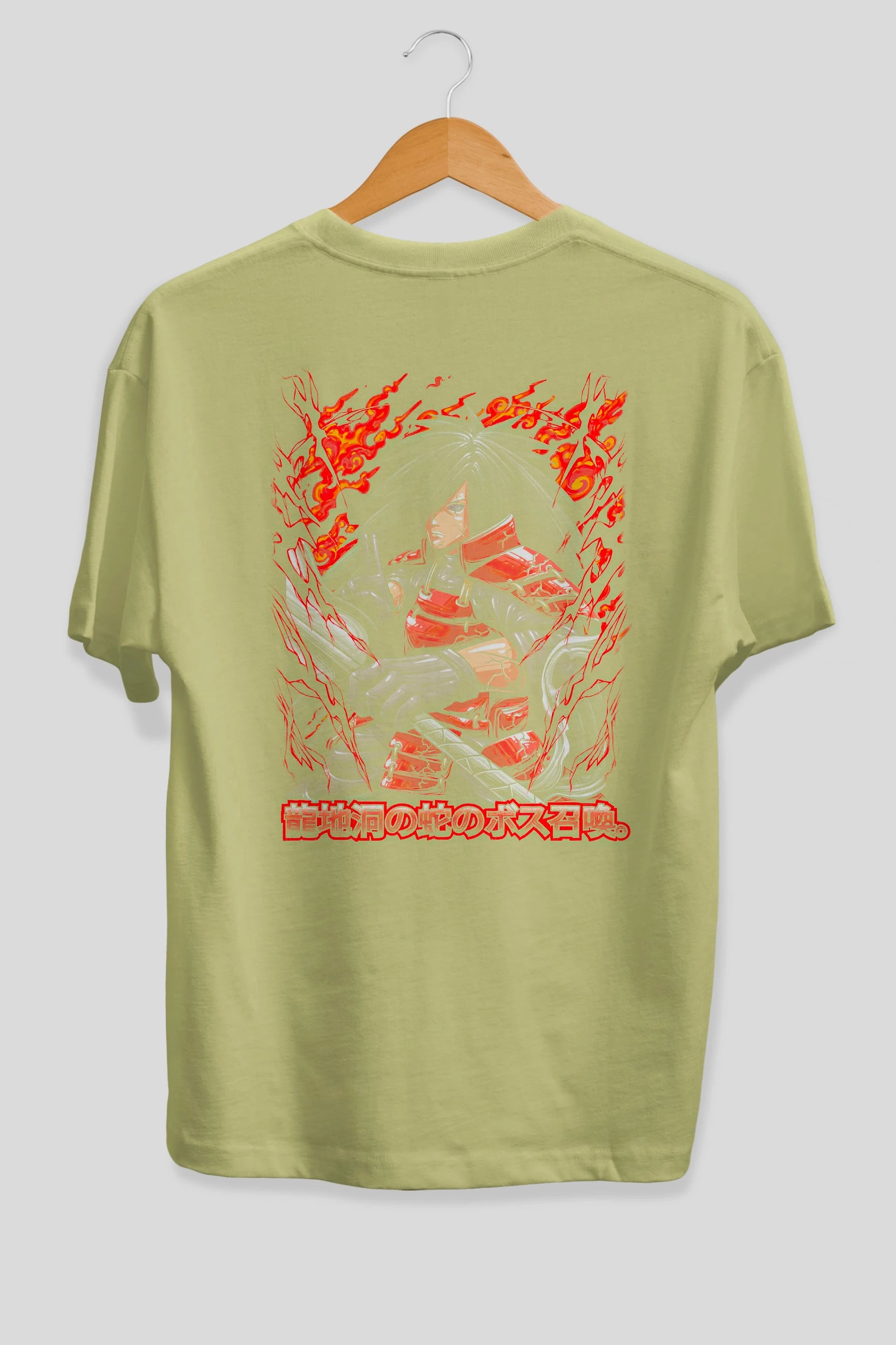 NARUTO (12) Anime Arka Baskılı Oversize t-shirt Erkek Kadın Unisex