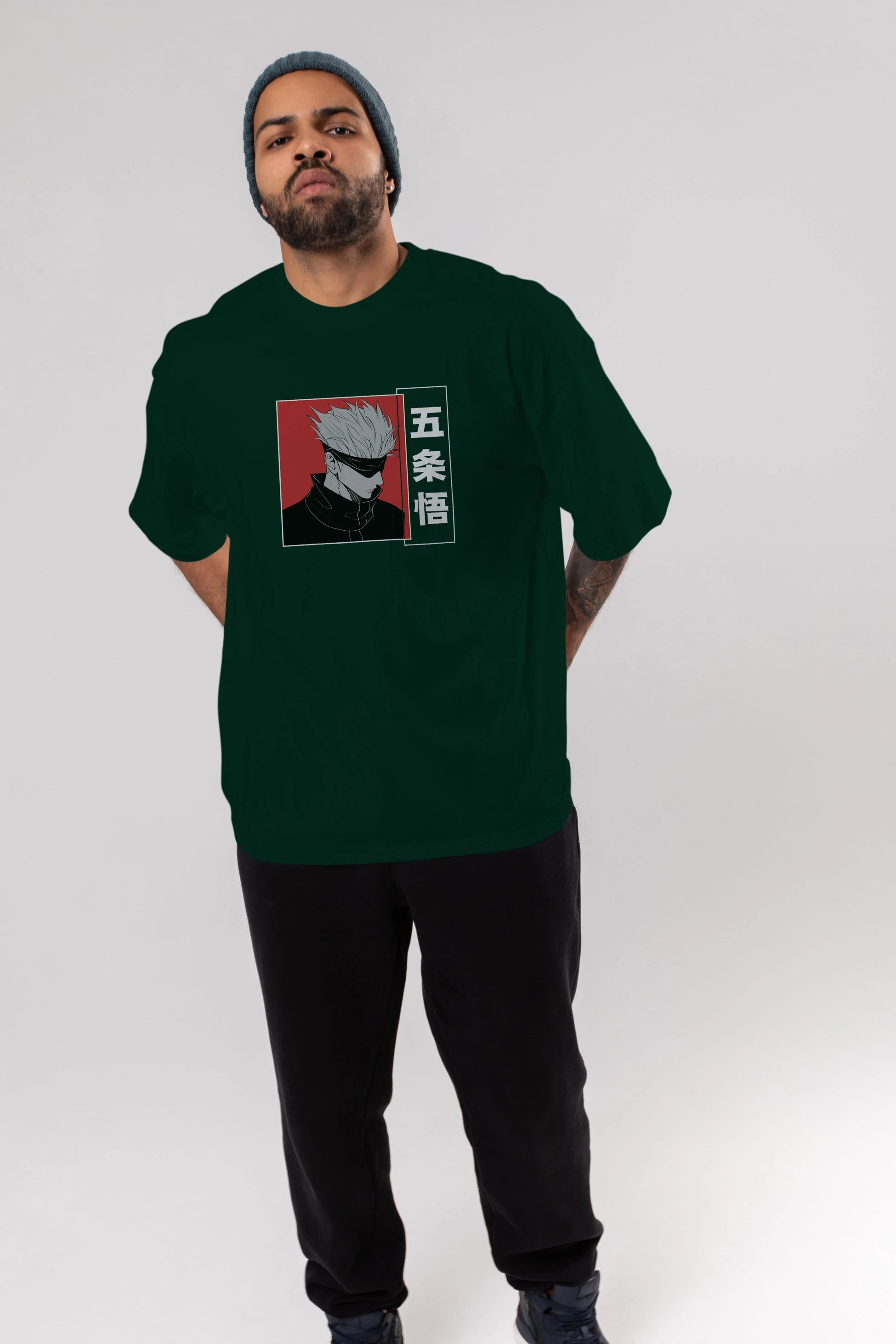 JUJUTSU KAISEN 2 Anime Ön Baskılı Oversize t-shirt %100 pamuk Erkek Kadın Unisex