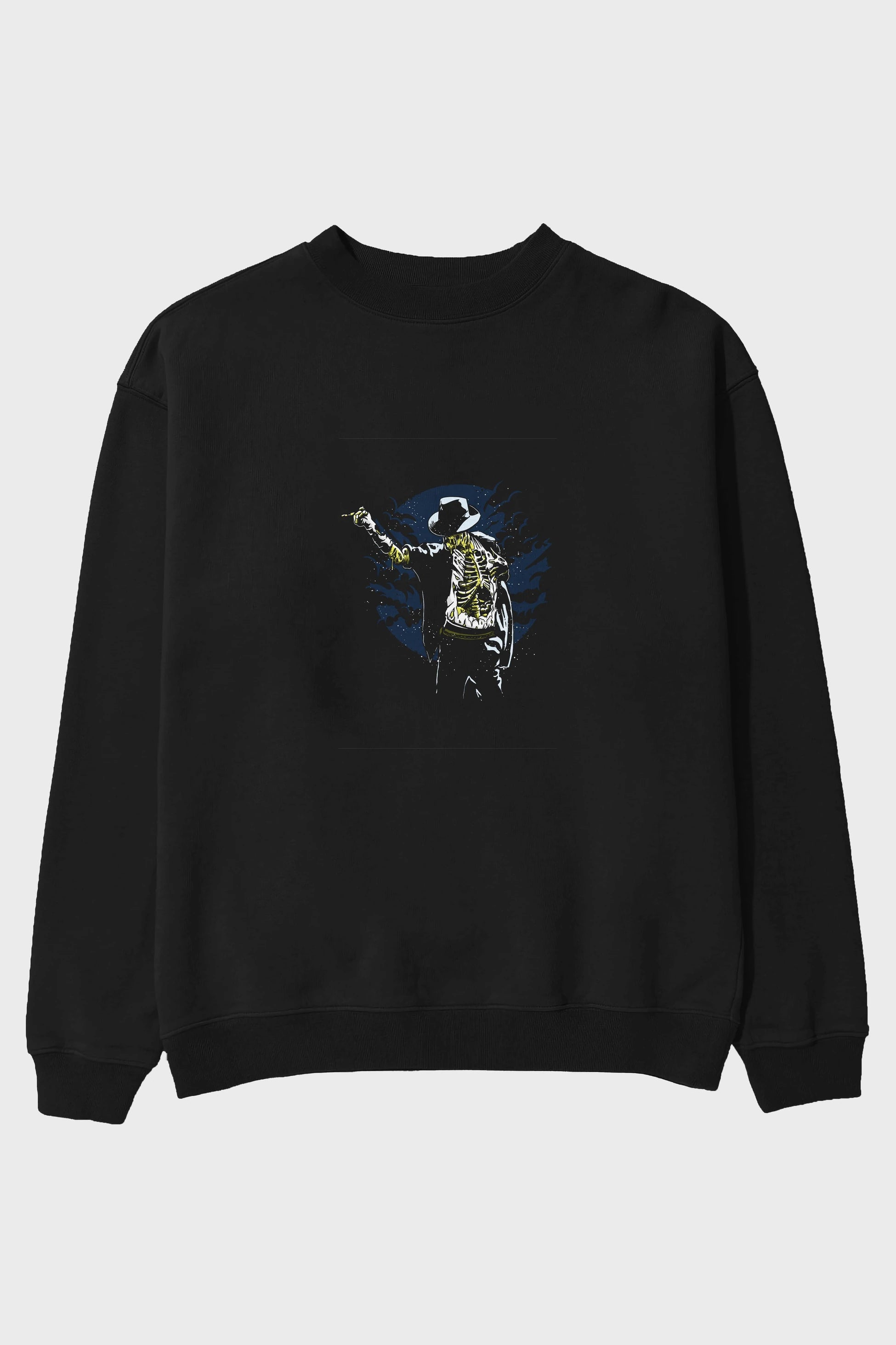 Zombie Pop Ön Baskılı Oversize Sweatshirt Erkek Kadın Unisex