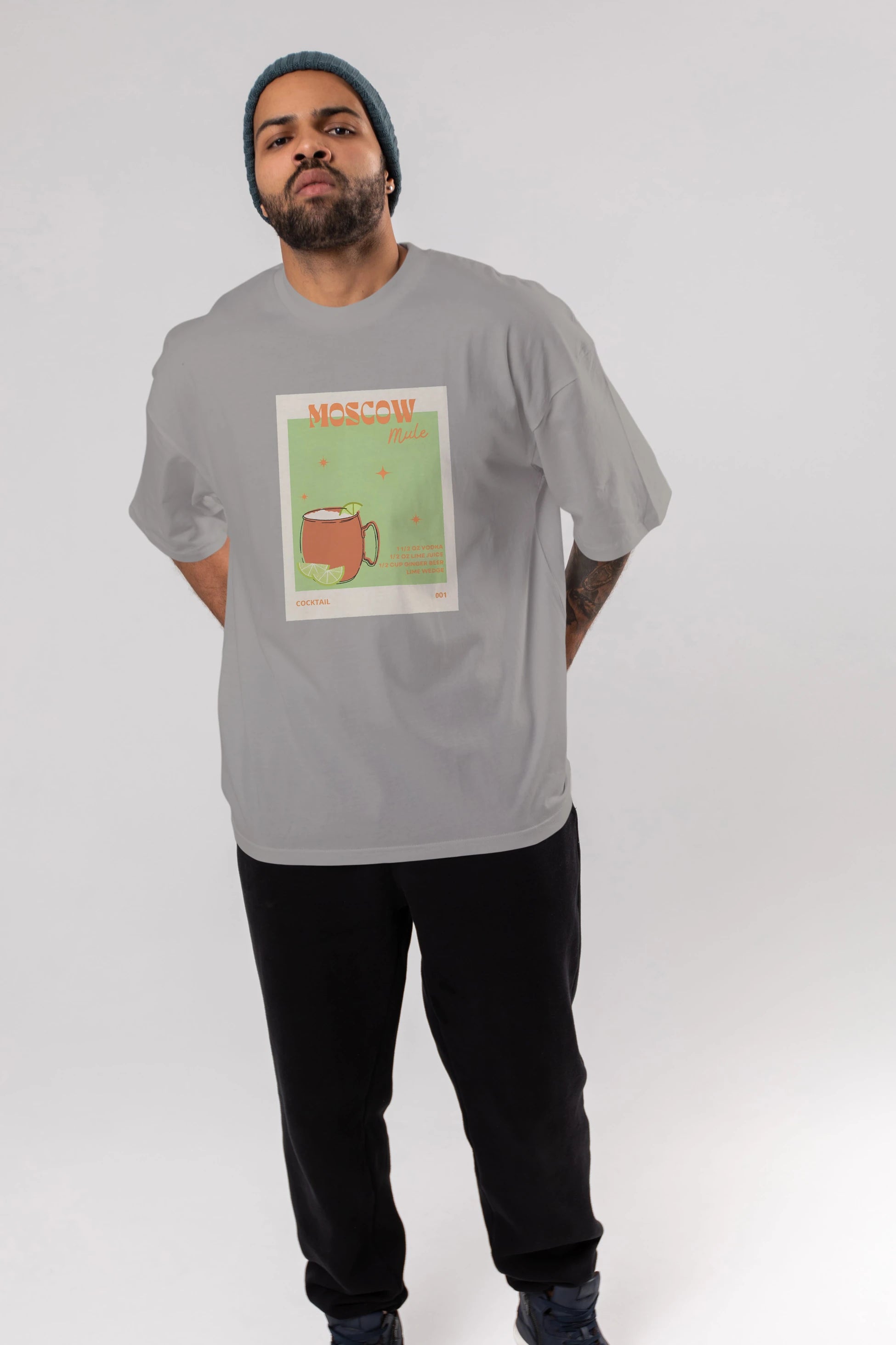 Moscow Mule 2 Ön Baskılı Oversize t-shirt Erkek Kadın Unisex %100 Pamuk Bisiklet Yaka tişort