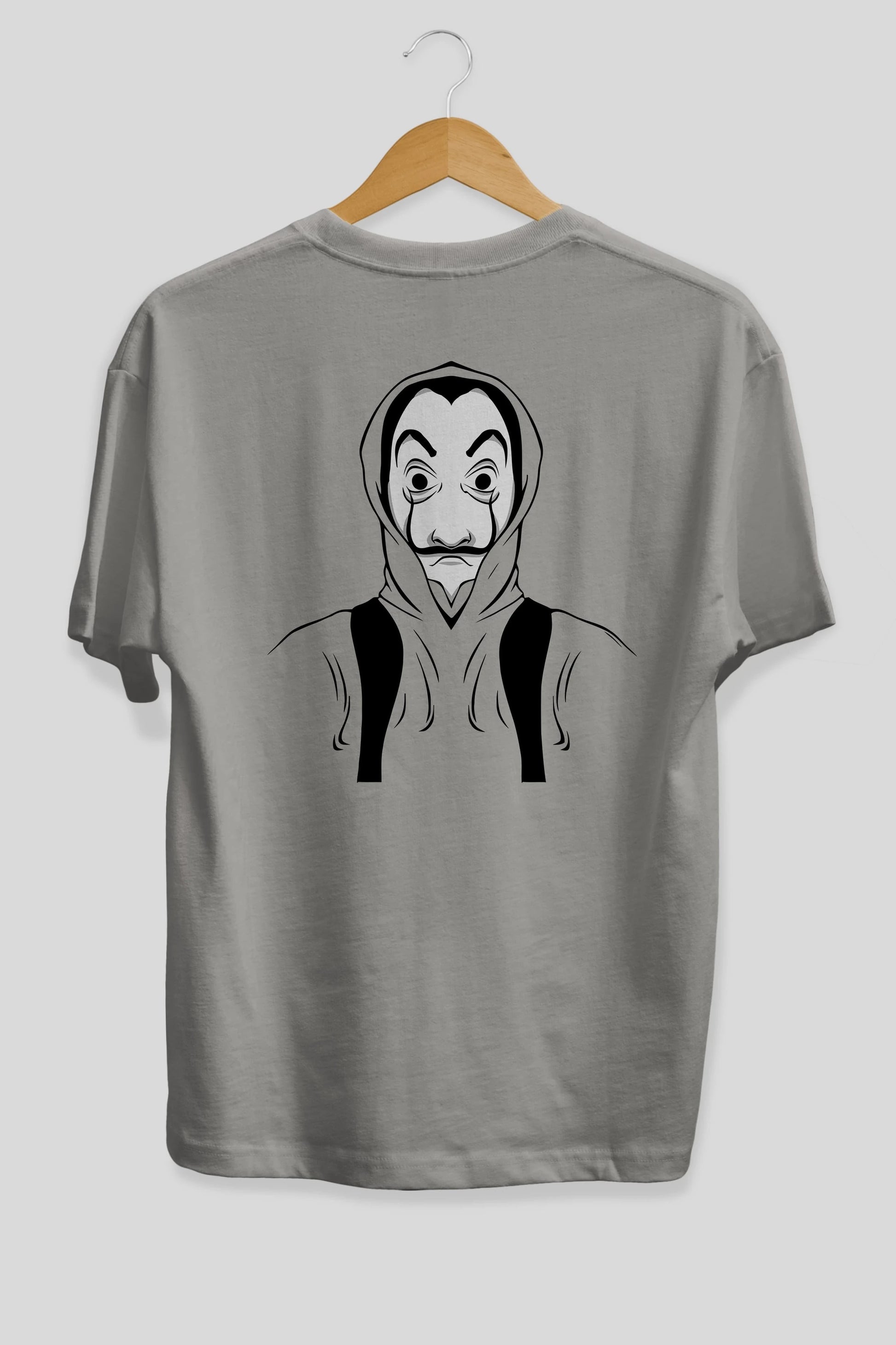La Casa De Papel (7) Arka Baskılı Oversize t-shirt Erkek Kadın Unisex %100 Pamuk Bisiklet Yaka tişort