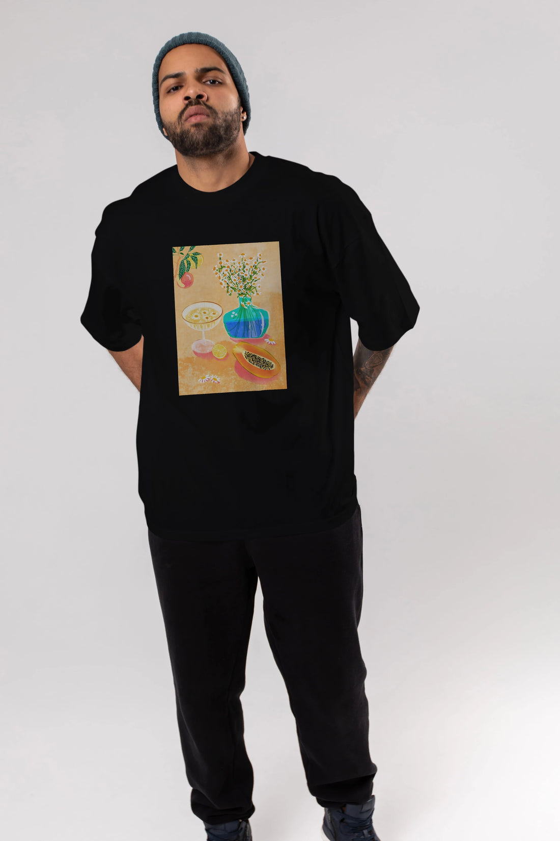 Cheers 2 Ön Baskılı Oversize t-shirt Erkek Kadın Unisex %100 Pamuk Bisiklet Yaka tişort