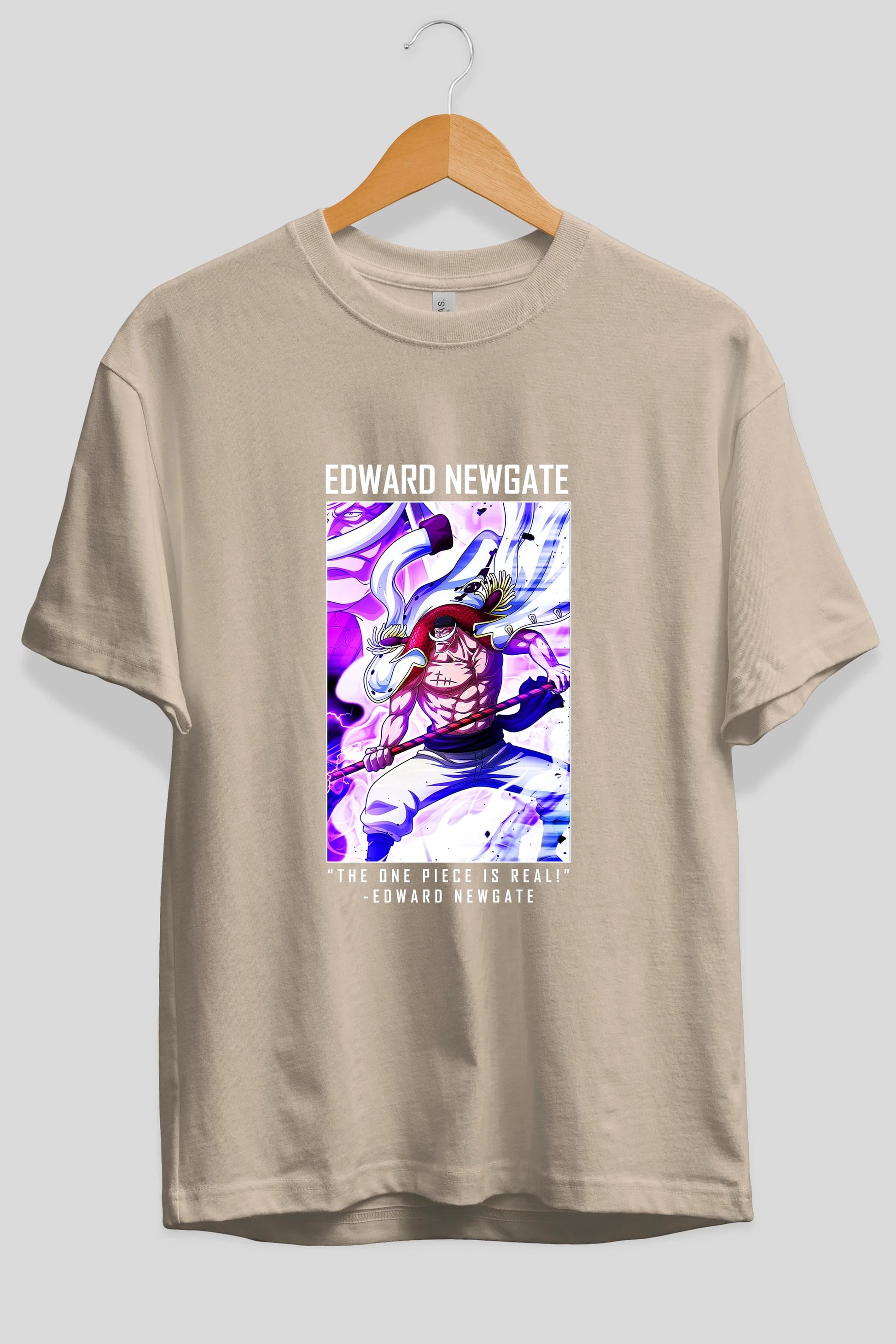 Edward Newgate Anime Ön Baskılı Oversize t-shirt Erkek Kadın Unisex