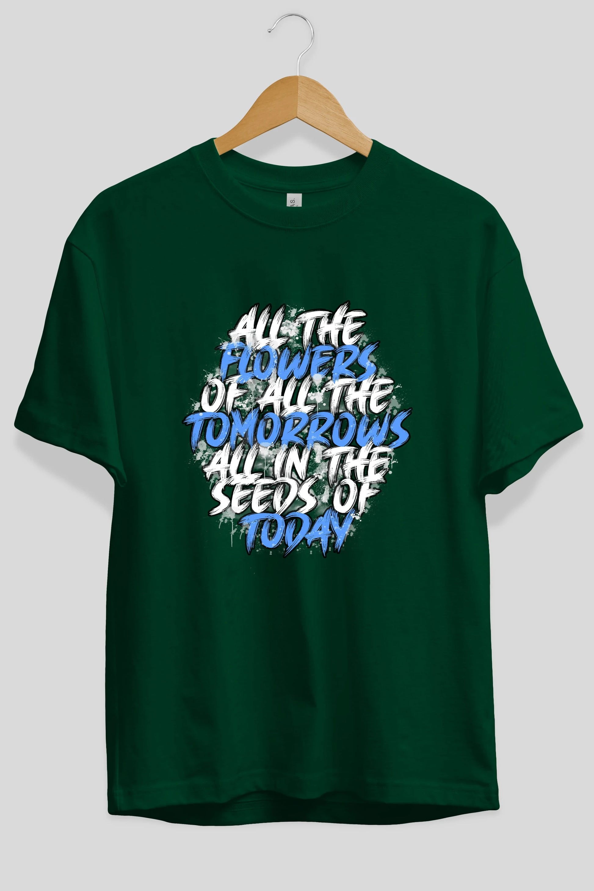 All The Flowers Of All The Tomorrows Ön Baskılı Oversize t-shirt Erkek Kadın Unisex