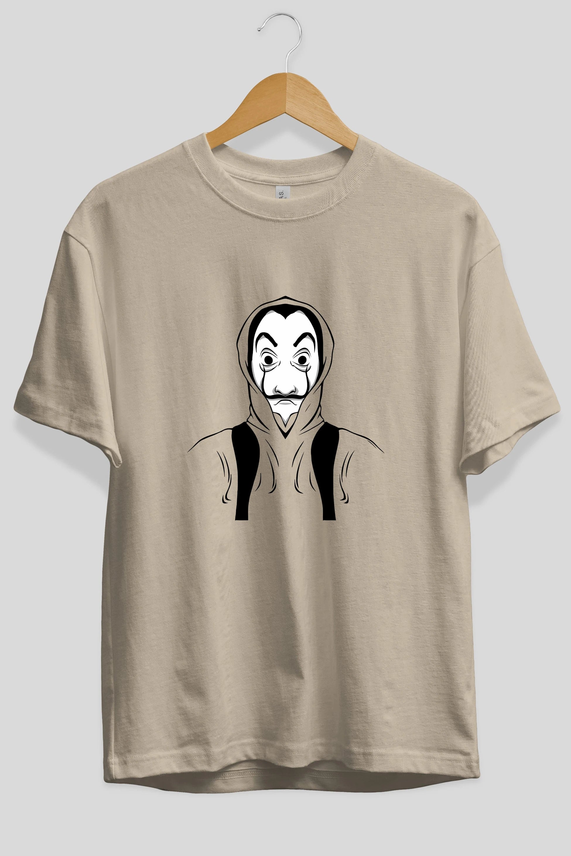 La Casa De Papel (7) Ön Baskılı Oversize t-shirt Erkek Kadın Unisex %100 Pamuk Bisiklet Yaka tişort
