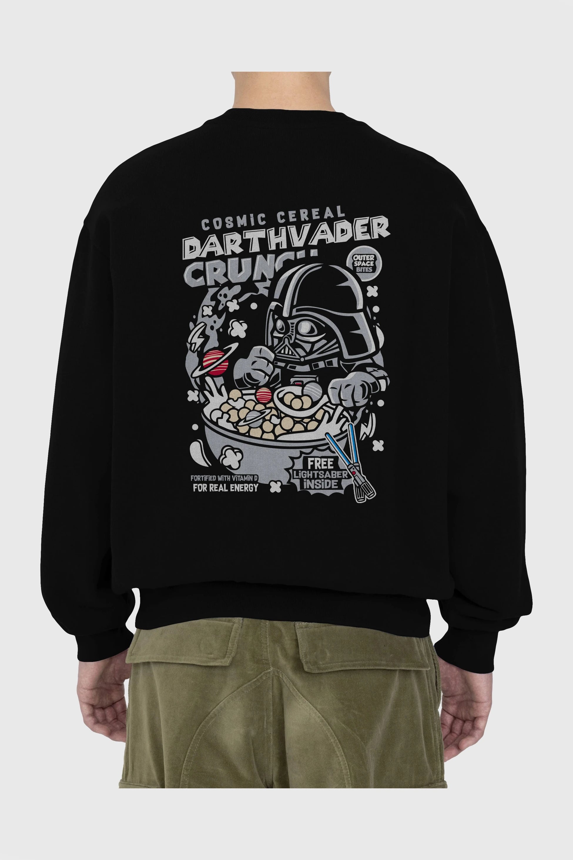 Darth Vader (2) Arka Baskılı Oversize Sweatshirt Erkek Kadın Unisex