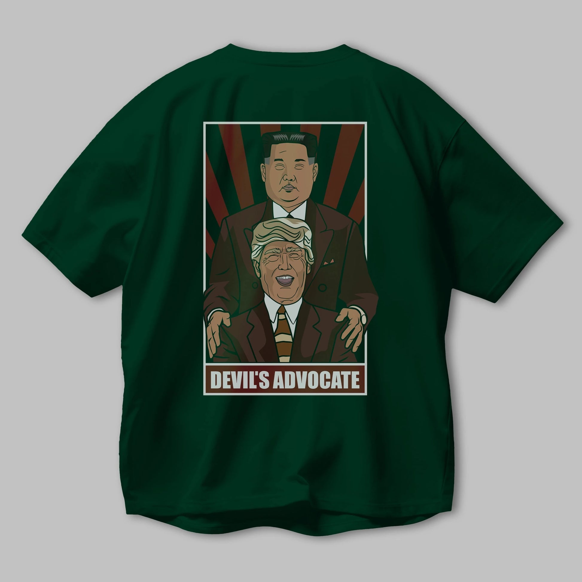 Devil_s Advocate Arka Baskılı Oversize t-shirt Erkek Kadın Unisex %100 Pamuk tişort