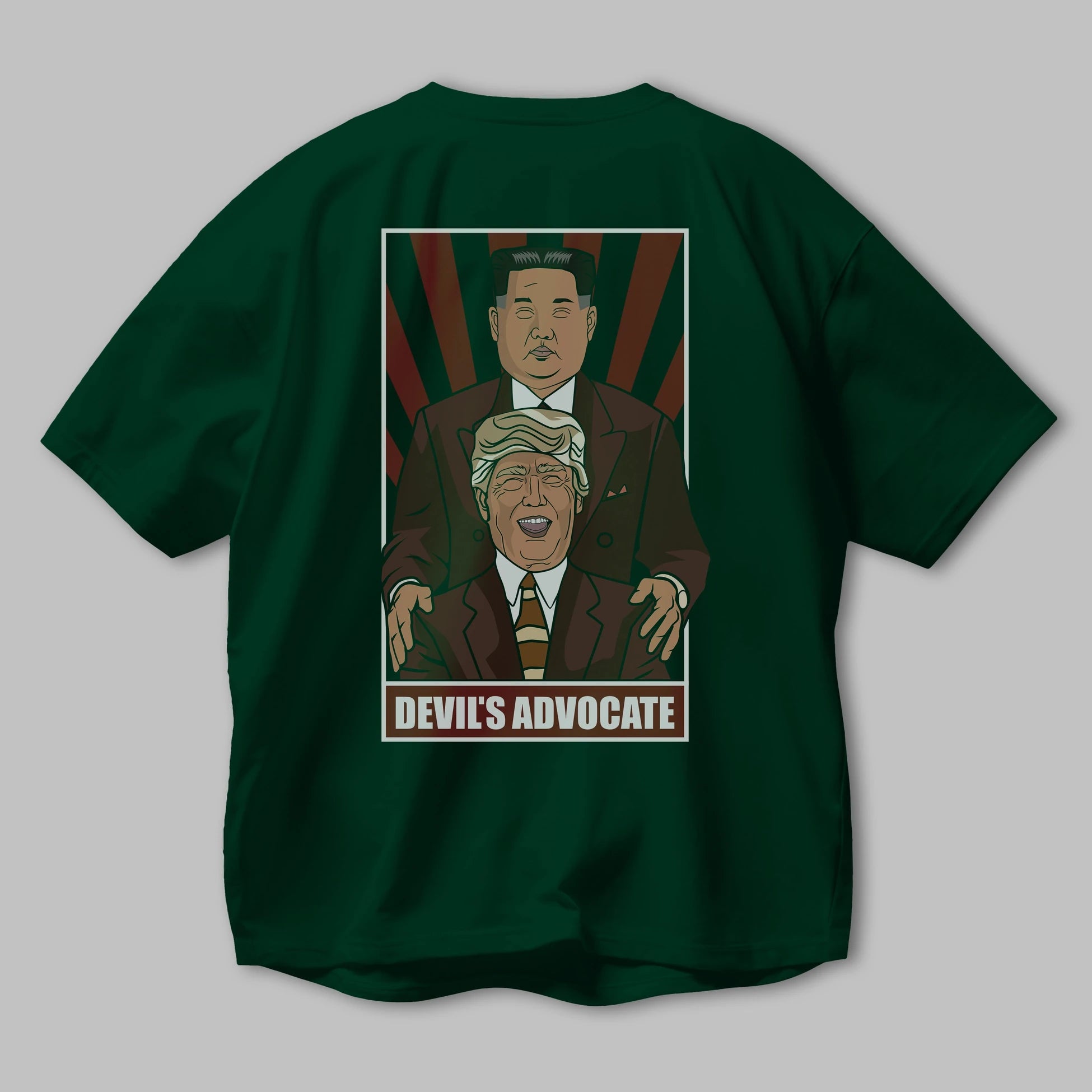Devil_s Advocate Arka Baskılı Oversize t-shirt Erkek Kadın Unisex %100 Pamuk tişort