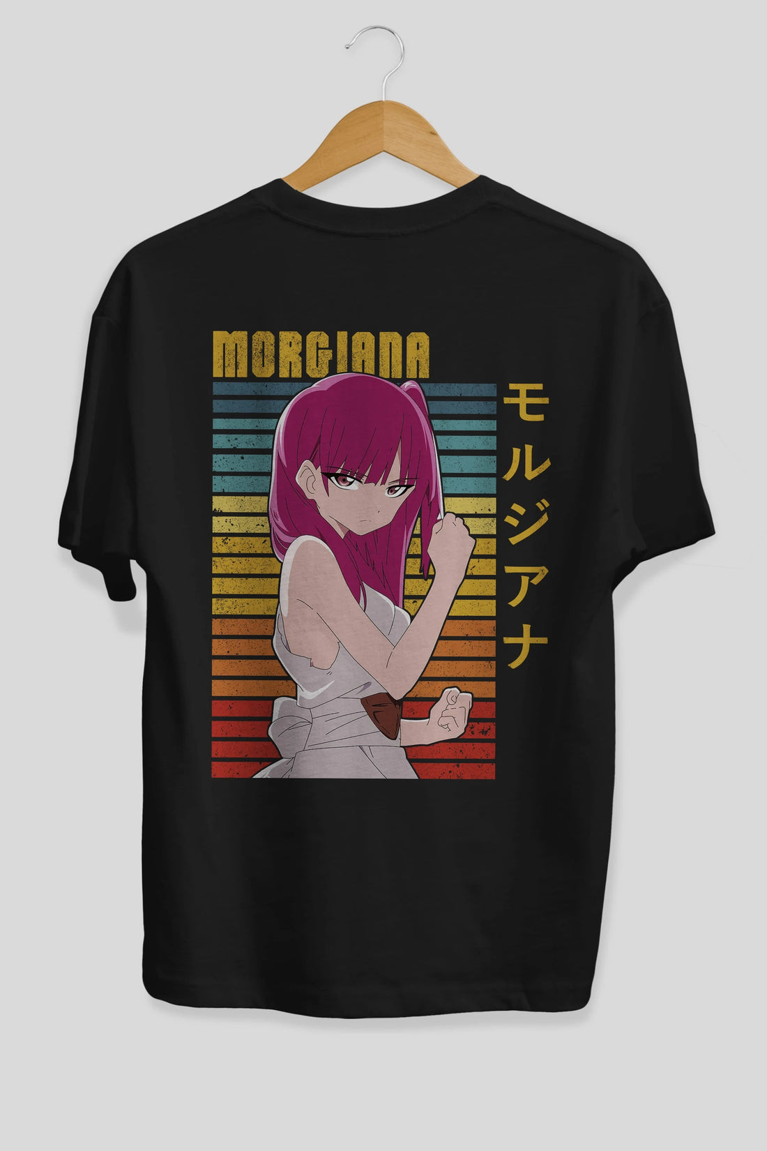 Morgiana 3 Anime Arka Baskılı Oversize t-shirt Erkek Kadın Unisex
