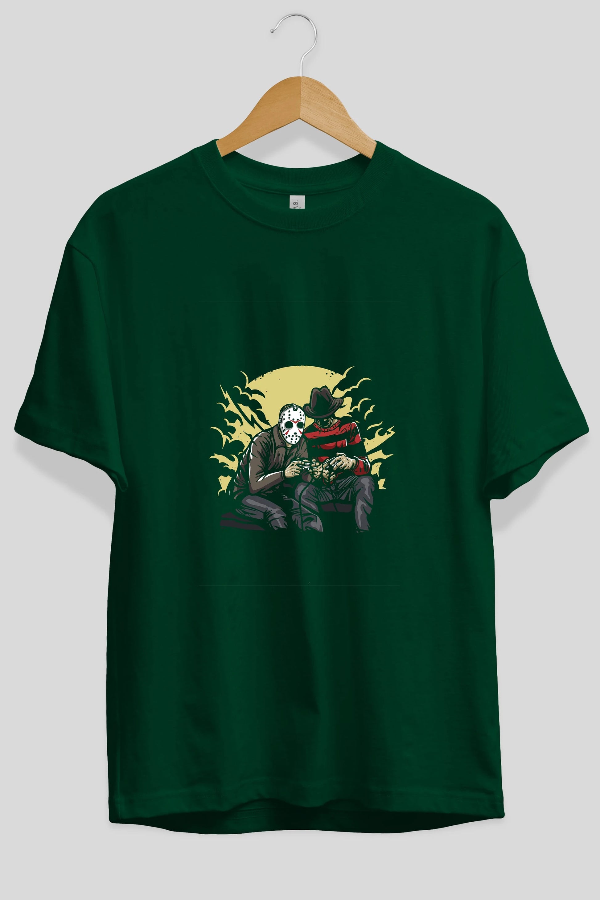 Dark Gamers Ön Baskılı Oversize t-shirt Erkek Kadın Unisex %100 Pamuk tişort