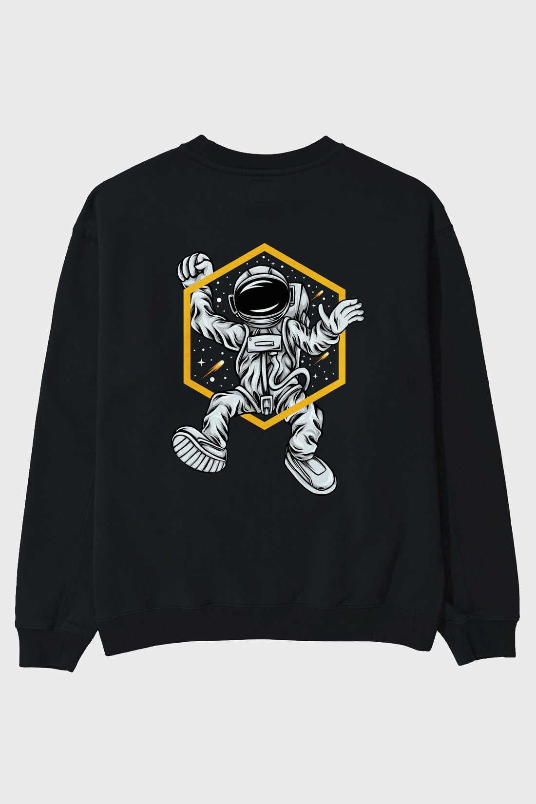Astrofun Arka Baskılı Oversize Sweatshirt Erkek Kadın Unisex