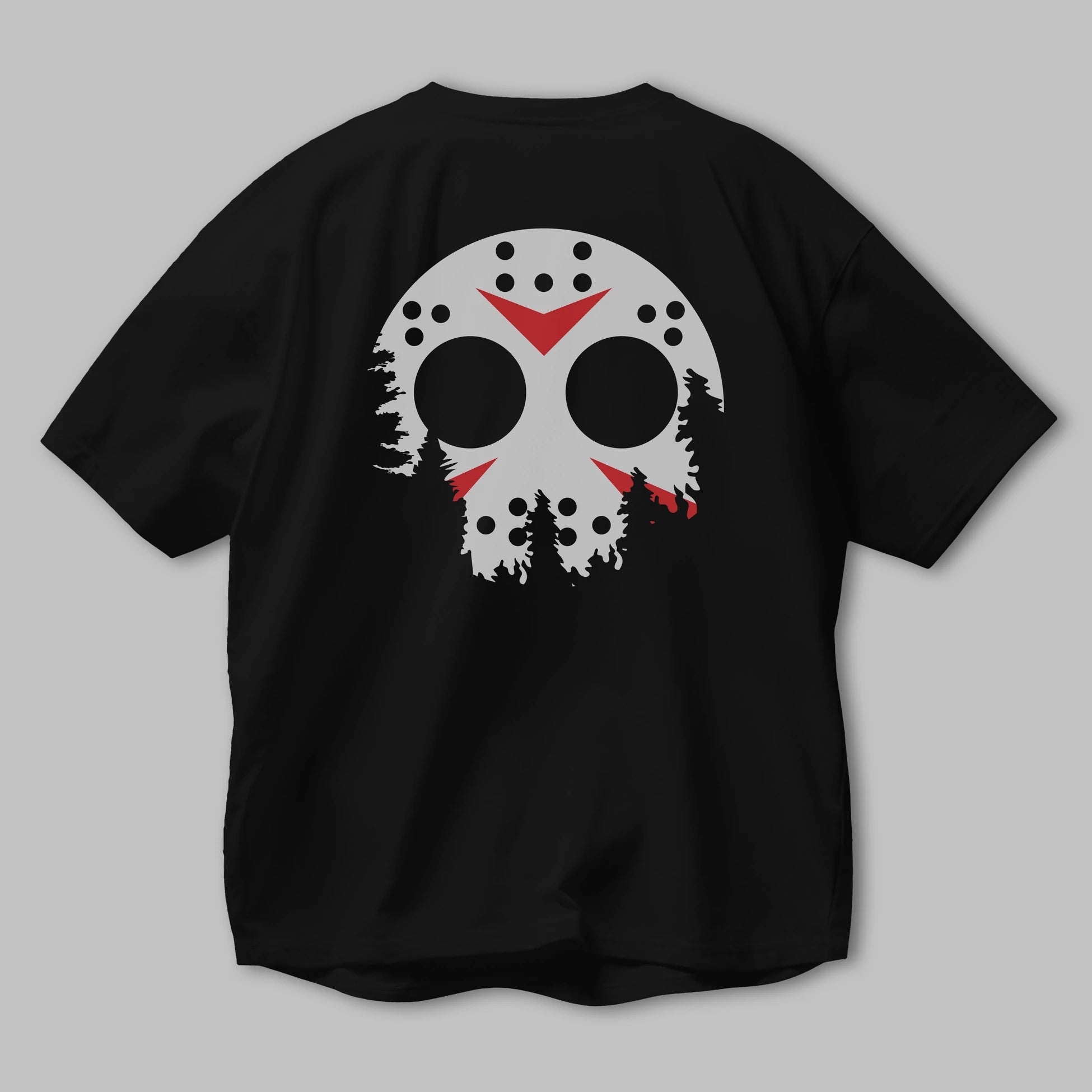 Jason Moon Arka Baskılı Oversize t-shirt %100 pamuk Erkek Kadın Unisex