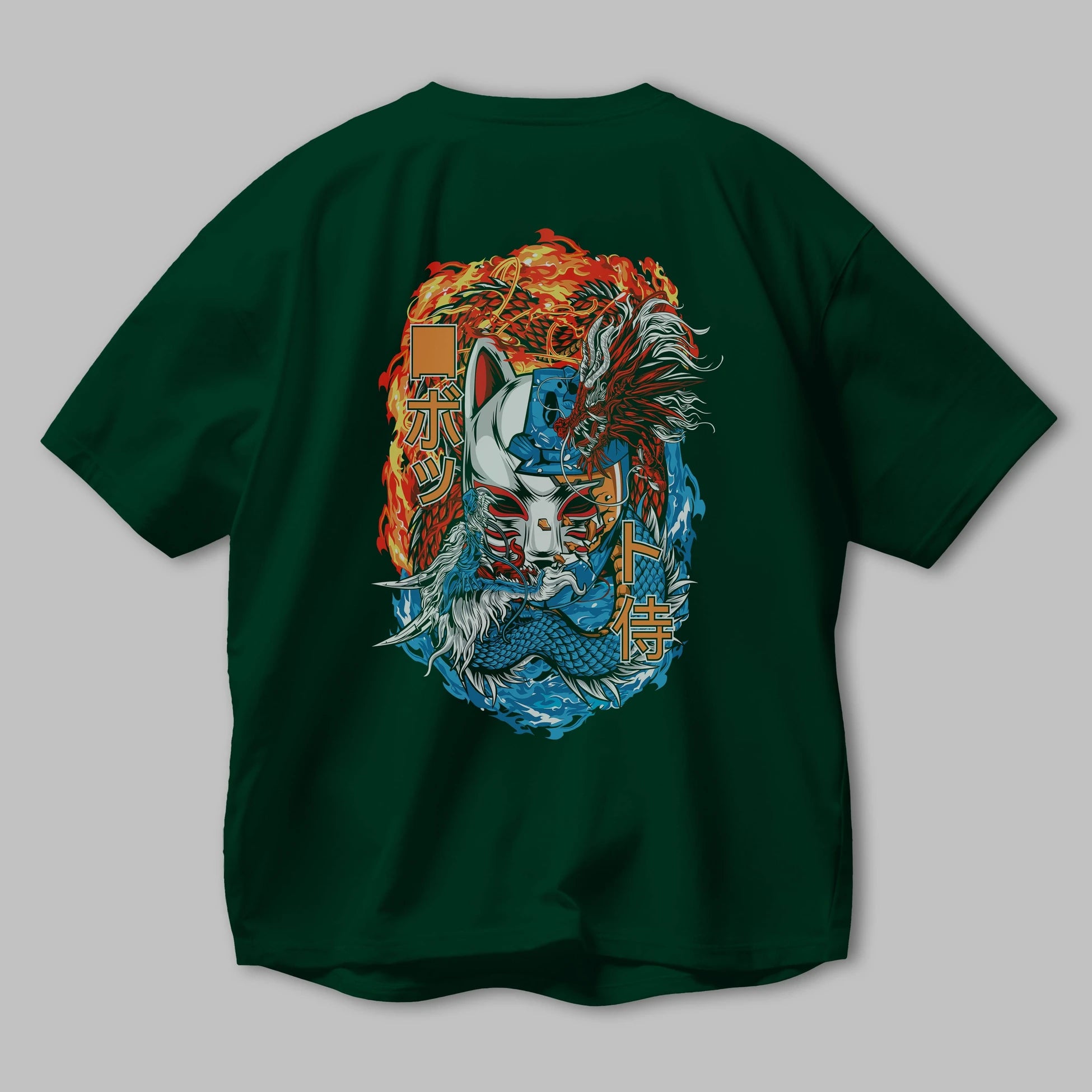 ONE PIECE (7) Anime Arka Baskılı Oversize t-shirt Erkek Kadın Unisex