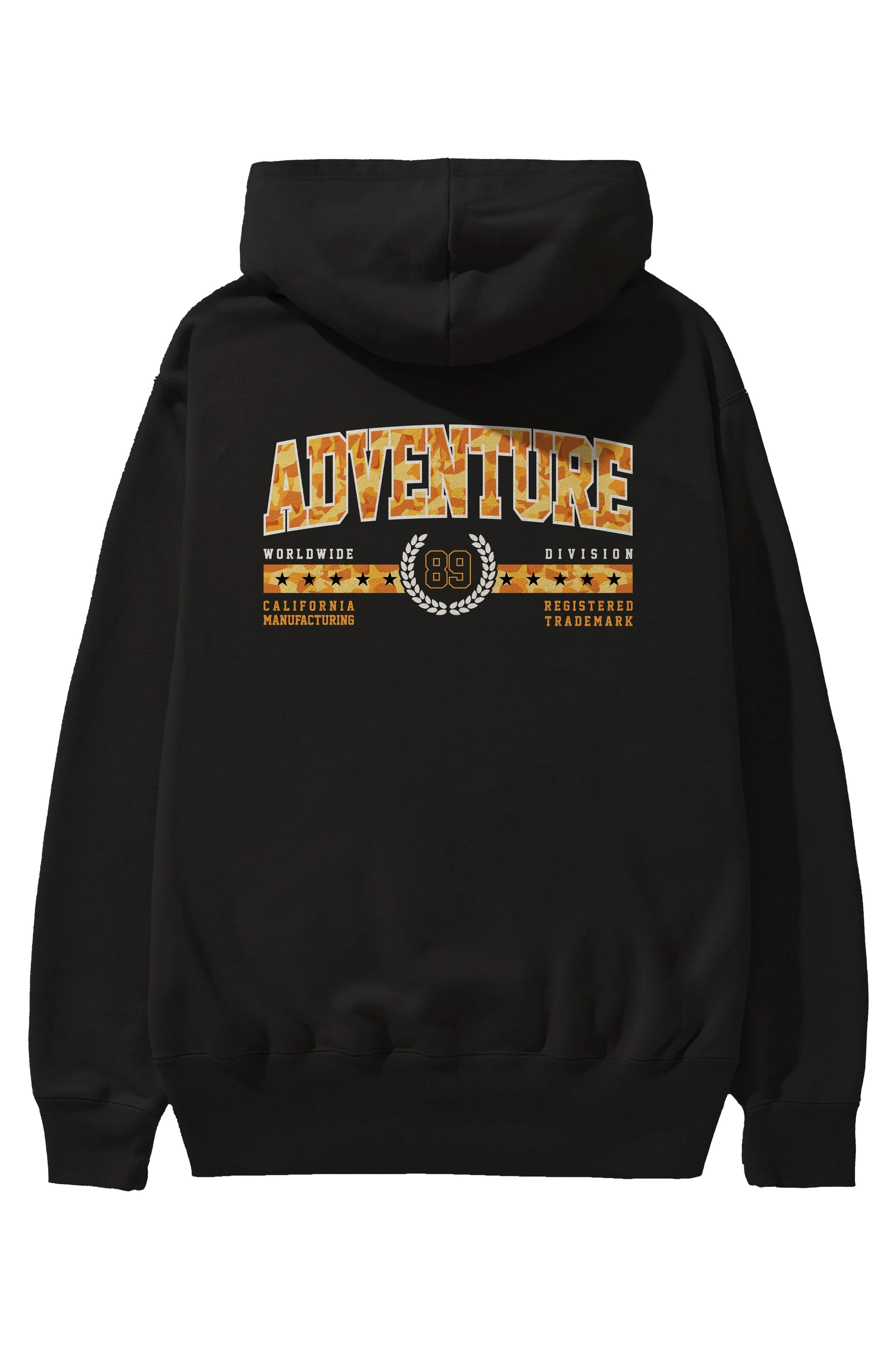 Adventure Arka Baskılı Hoodie Oversize Kapüşonlu Sweatshirt Erkek Kadın Unisex
