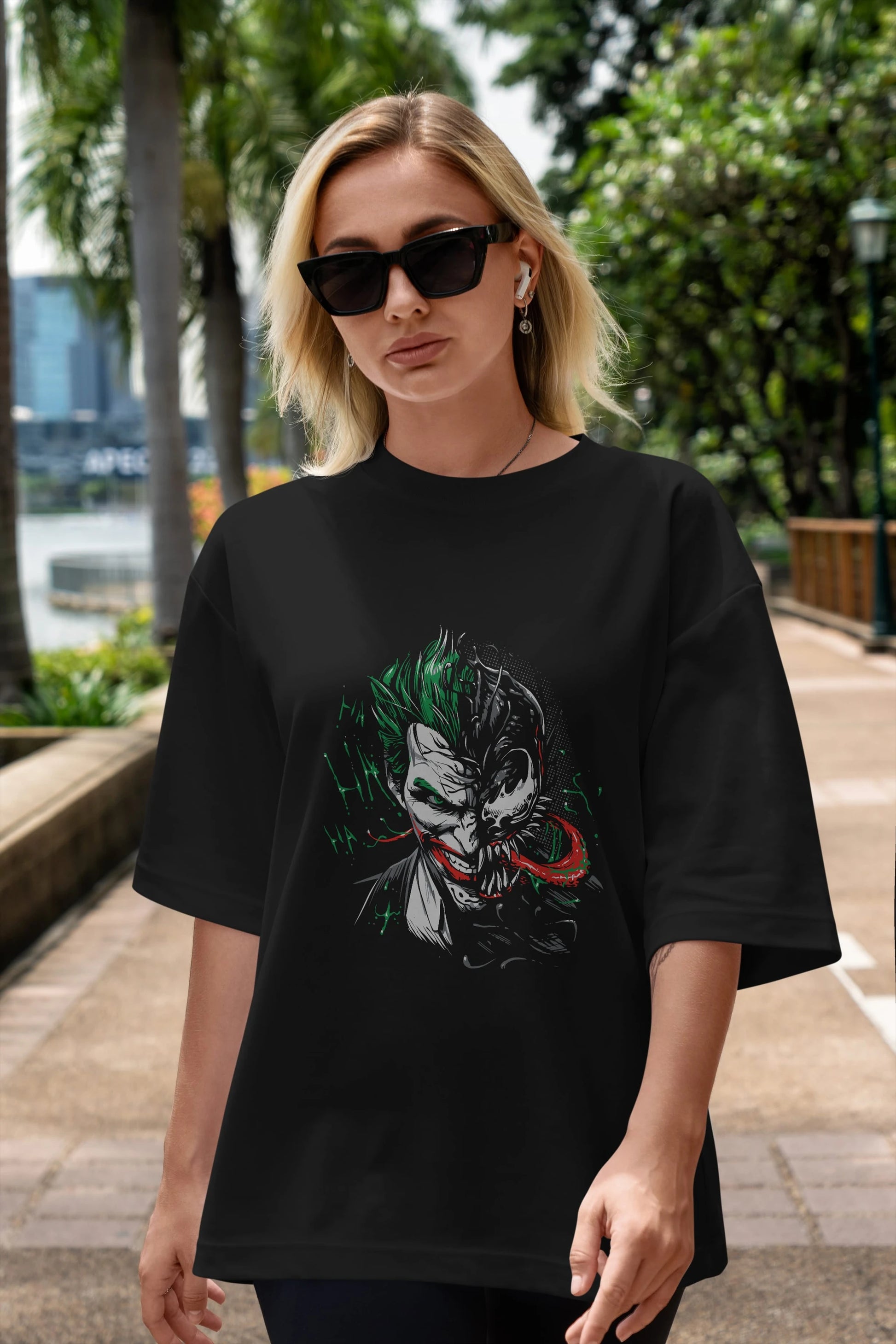 Venom (16) Ön Baskılı Oversize t-shirt Erkek Kadın Unisex %100 Pamuk Bisiklet Yaka tişort