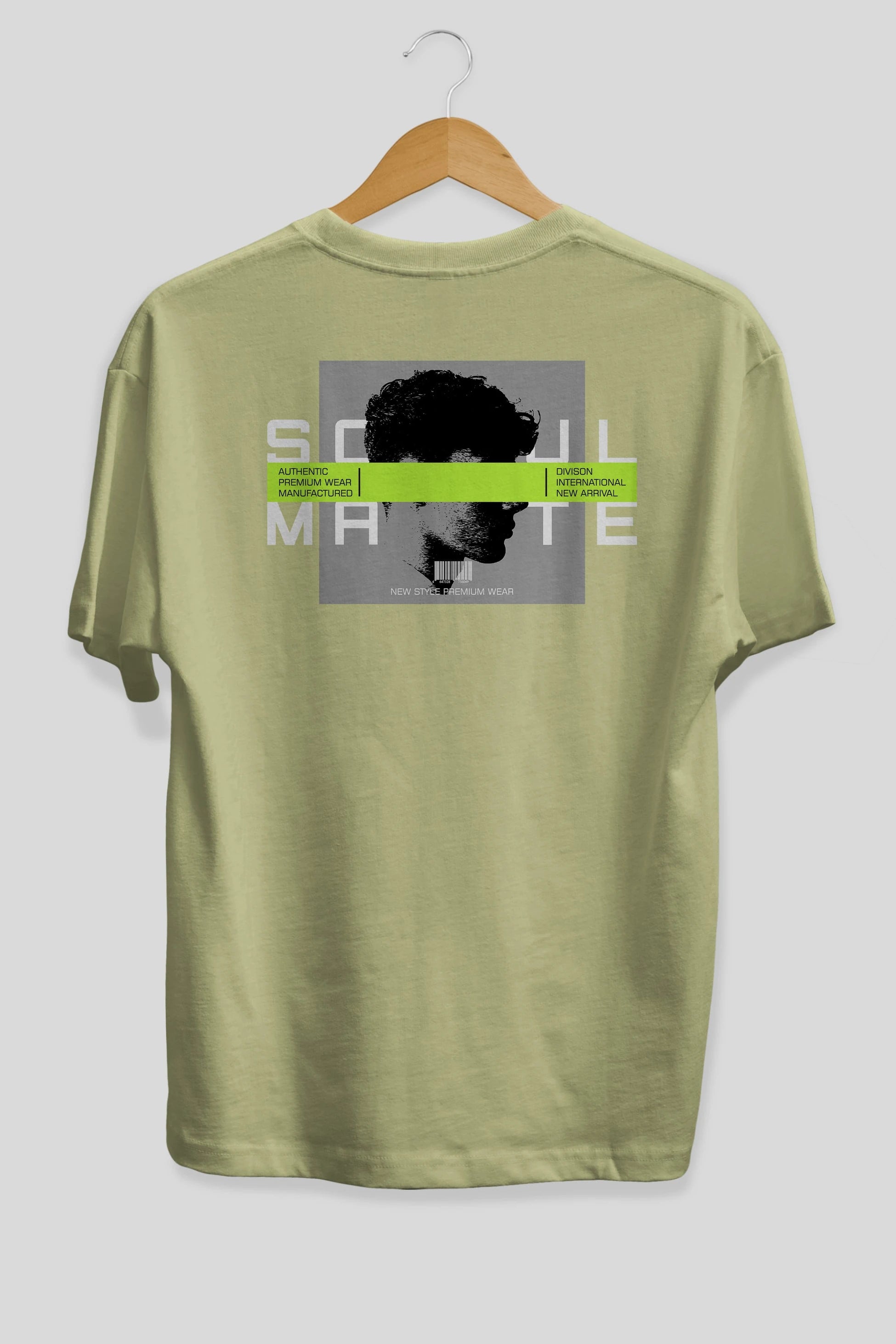 Soul Mate Arka Baskılı Oversize t-shirt Erkek Kadın Unisex