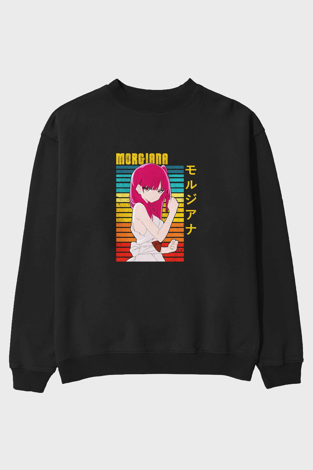 Morgiana 3 Anime Ön Baskılı Oversize Sweatshirt Erkek Kadın Unisex