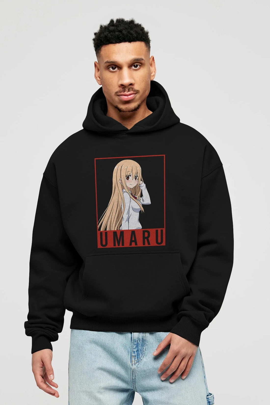 Umaru Doma 2 (2) Anime Ön Baskılı Hoodie Oversize Kapüşonlu Sweatshirt Erkek Kadın Unisex