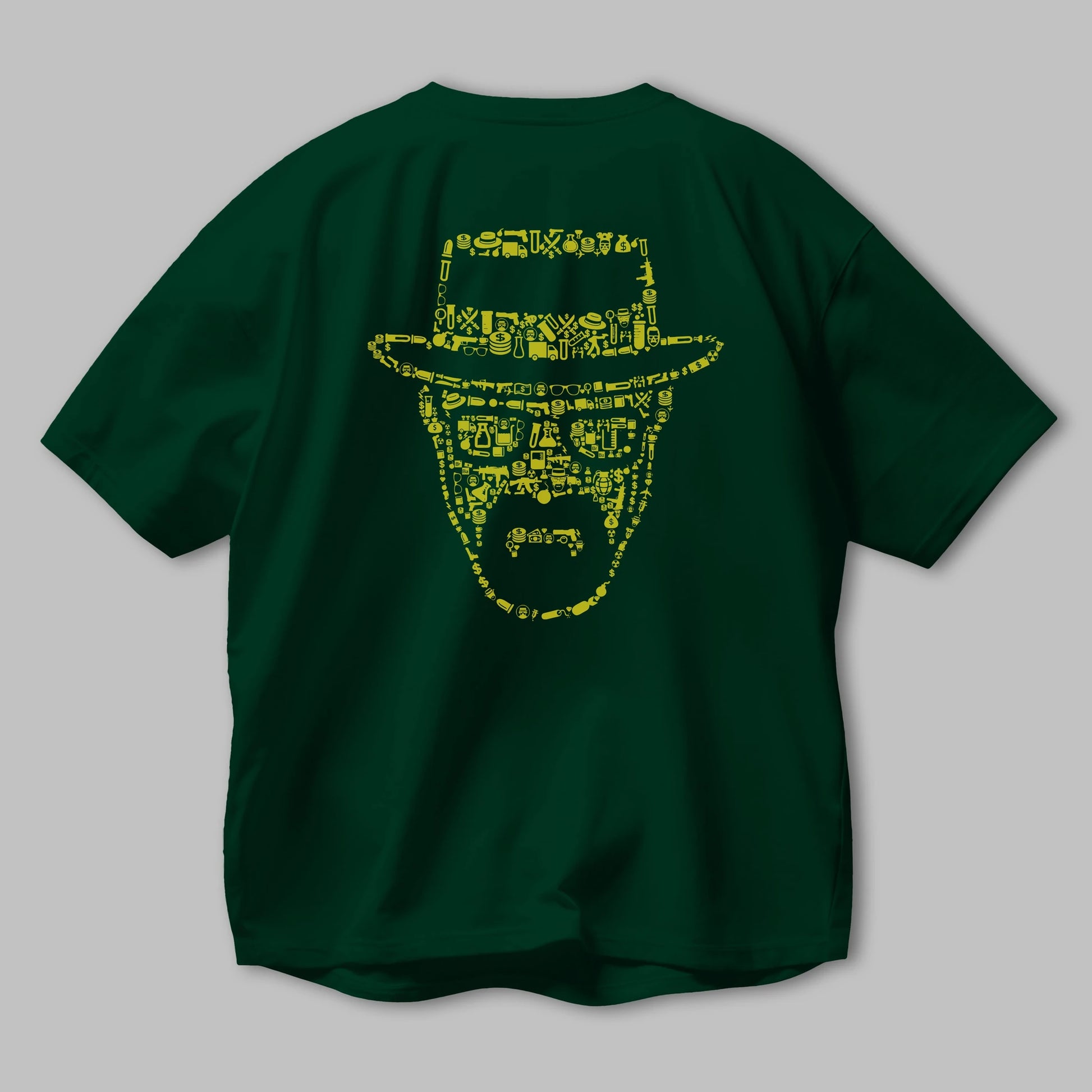 The Chronicle Arka Baskılı Oversize t-shirt %100 pamuk Erkek Kadın Unisex