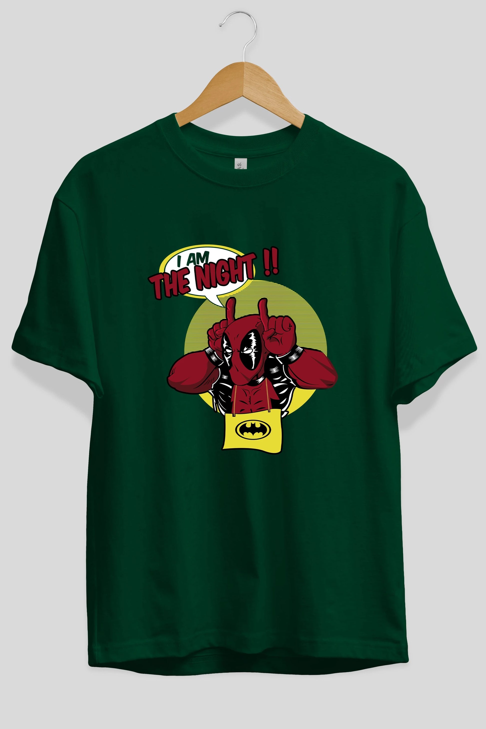 Deadpool (1) Ön Baskılı Oversize t-shirt Erkek Kadın Unisex %100 Pamuk Bisiklet Yaka tişort