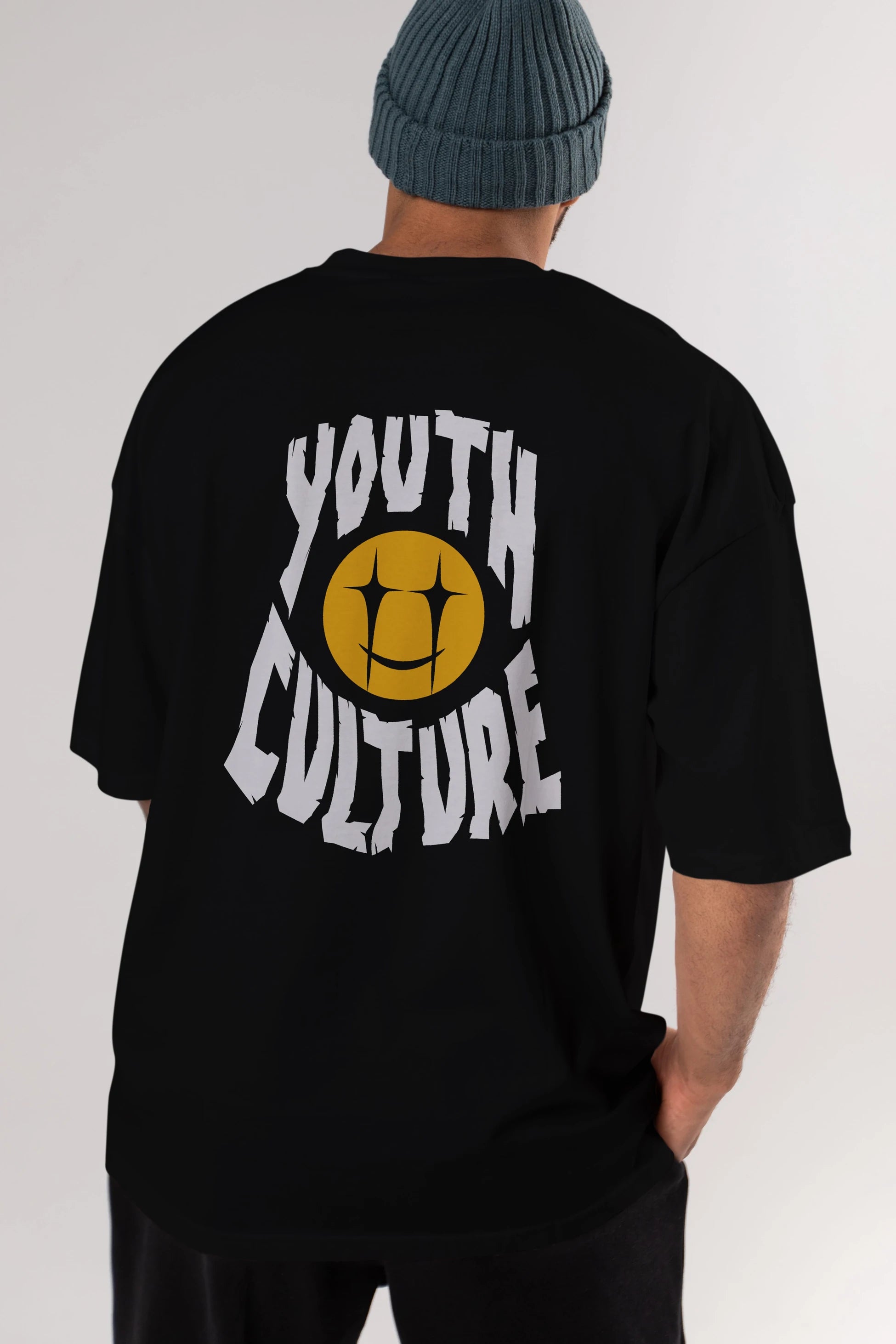 Youth Culture Arka Baskılı Oversize t-shirt Erkek Kadın Unisex