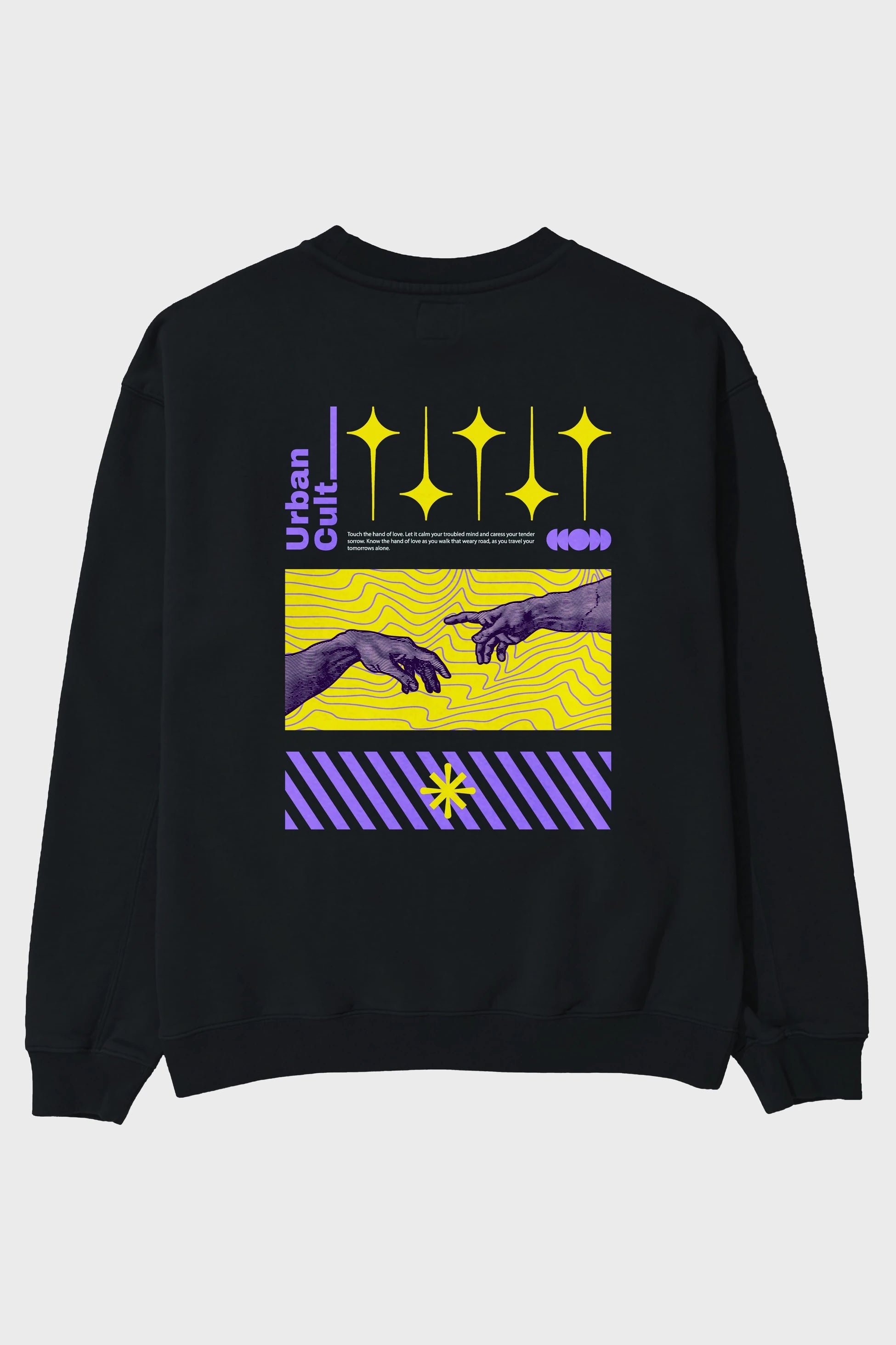 Urban Cult Arka Baskılı Oversize Sweatshirt Erkek Kadın Unisex