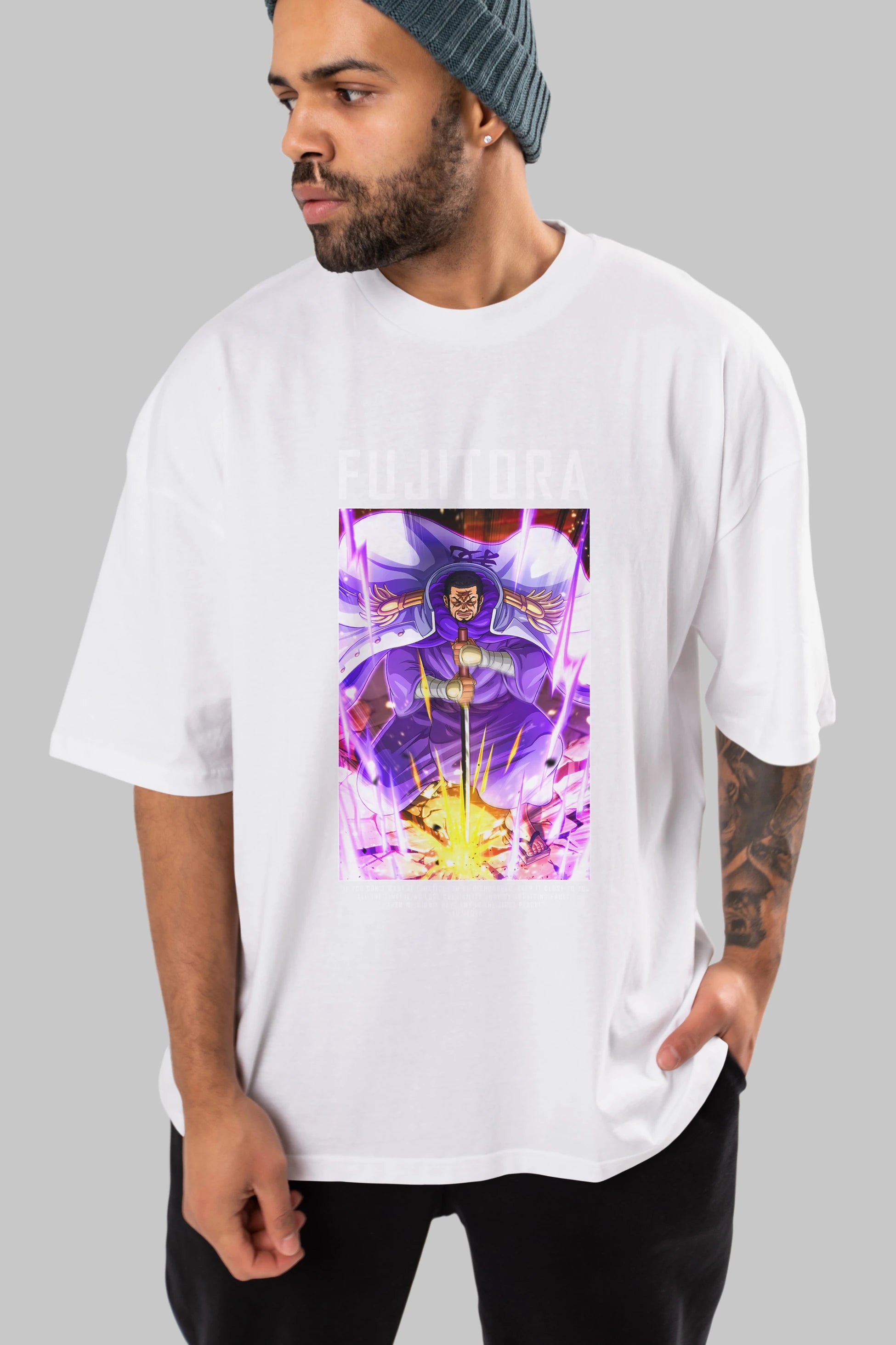 Issho Anime Ön Baskılı Oversize t-shirt Erkek Kadın Unisex