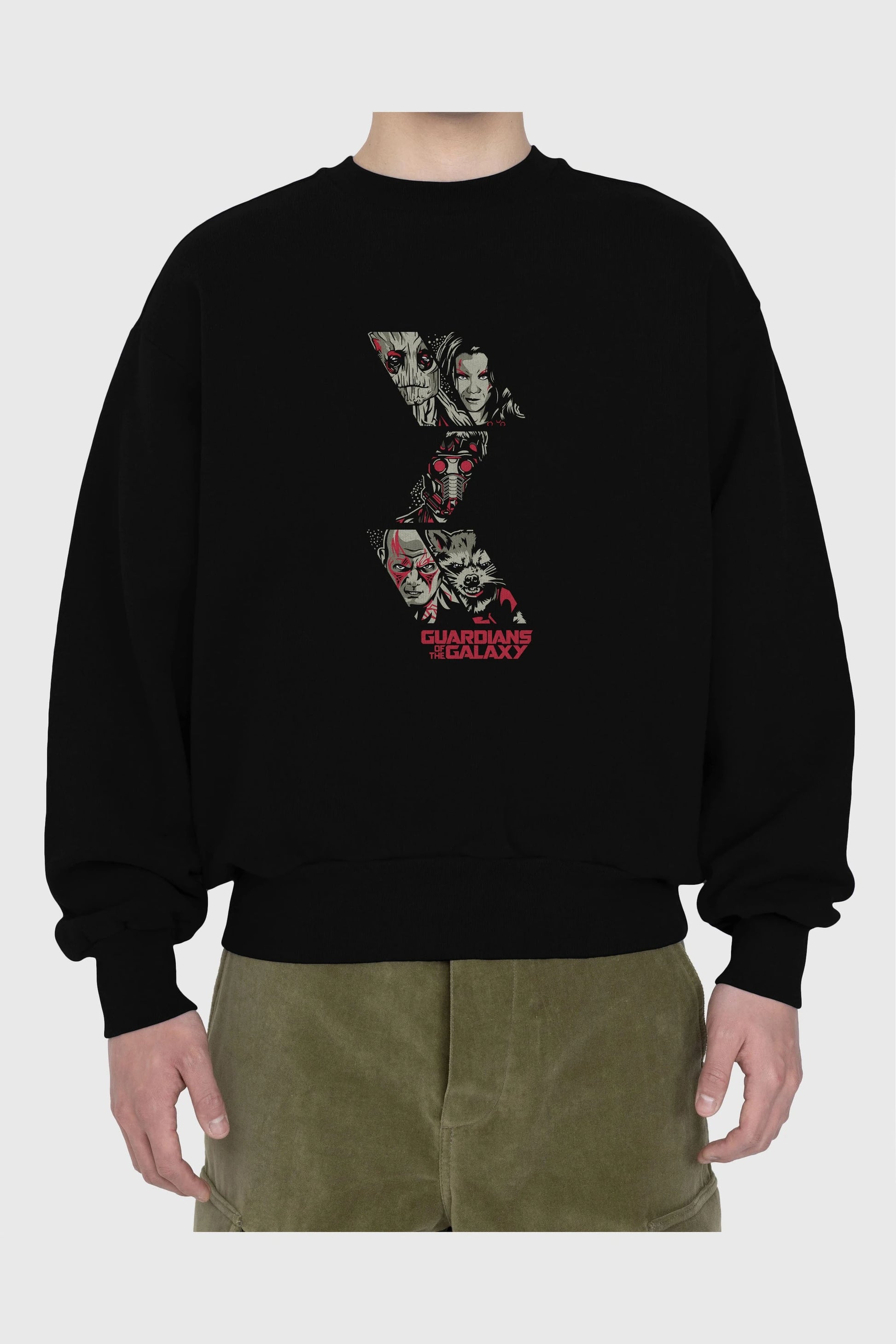 Guardians of The Galaxy 1 Ön Baskılı Oversize Sweatshirt Erkek Kadın Unisex