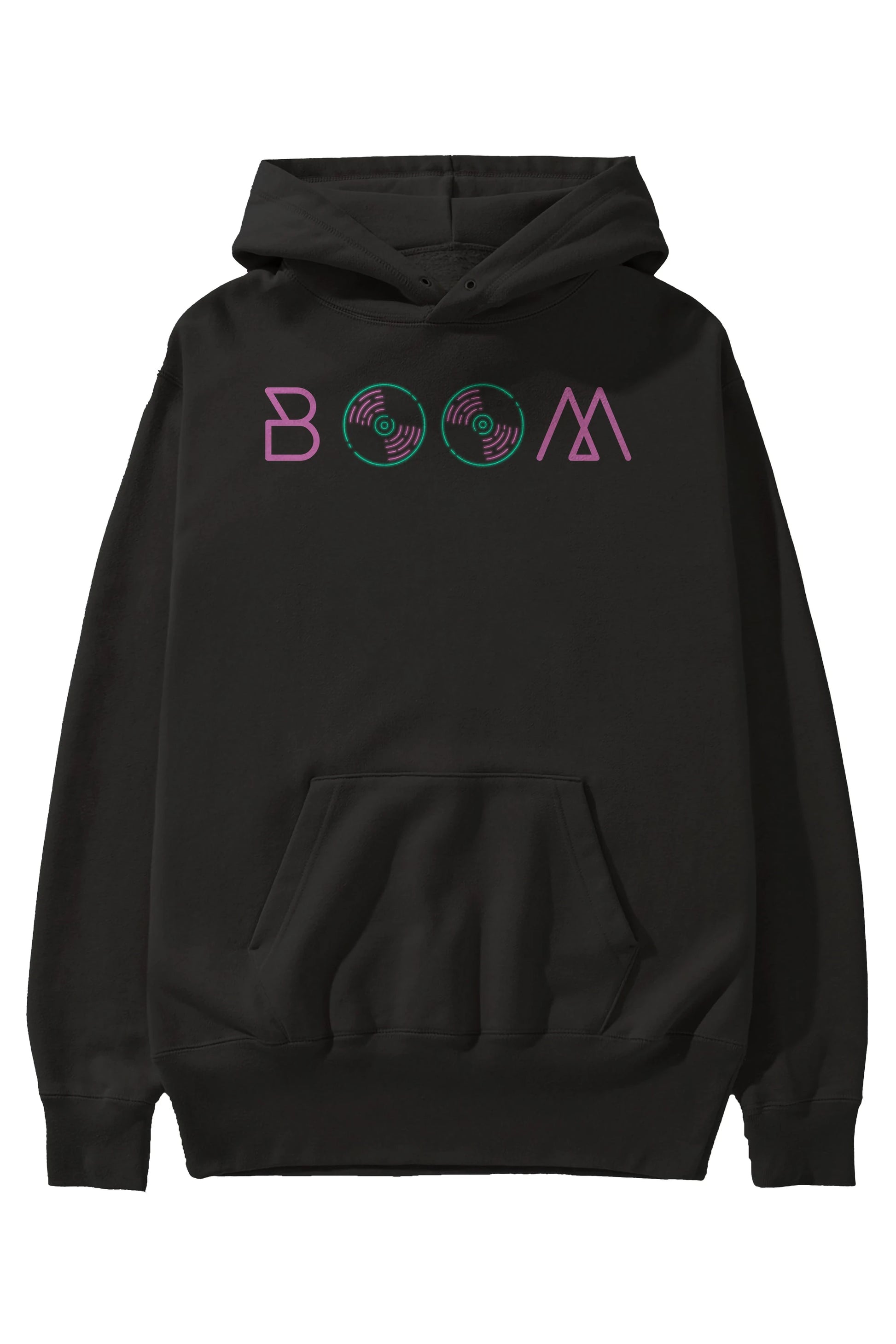 Boom 2 Ön Baskılı Oversize Hoodie Kapüşonlu Sweatshirt Erkek Kadın Unisex