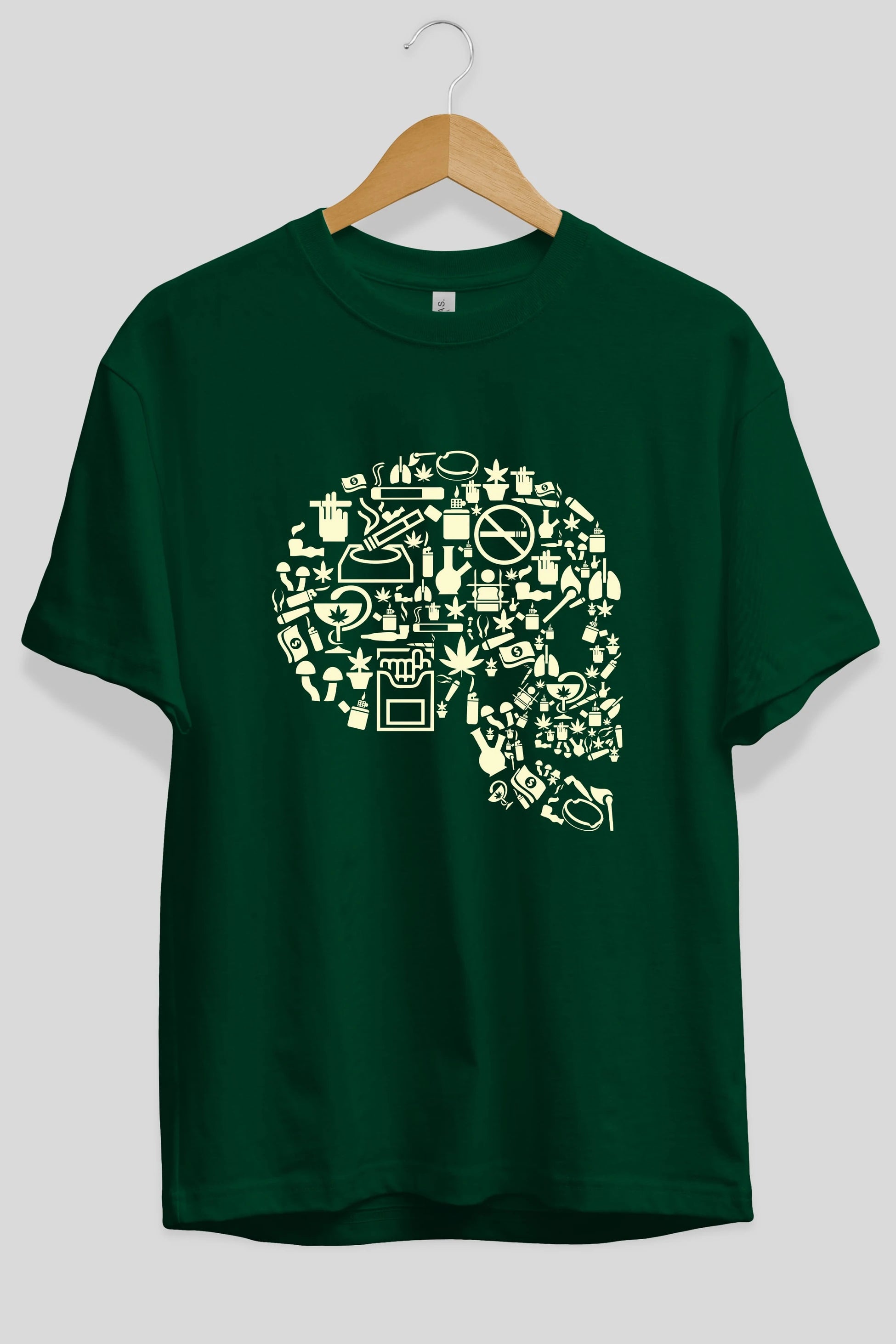 Smoking Kills Ön Baskılı Oversize t-shirt %100 pamuk Erkek Kadın Unisex