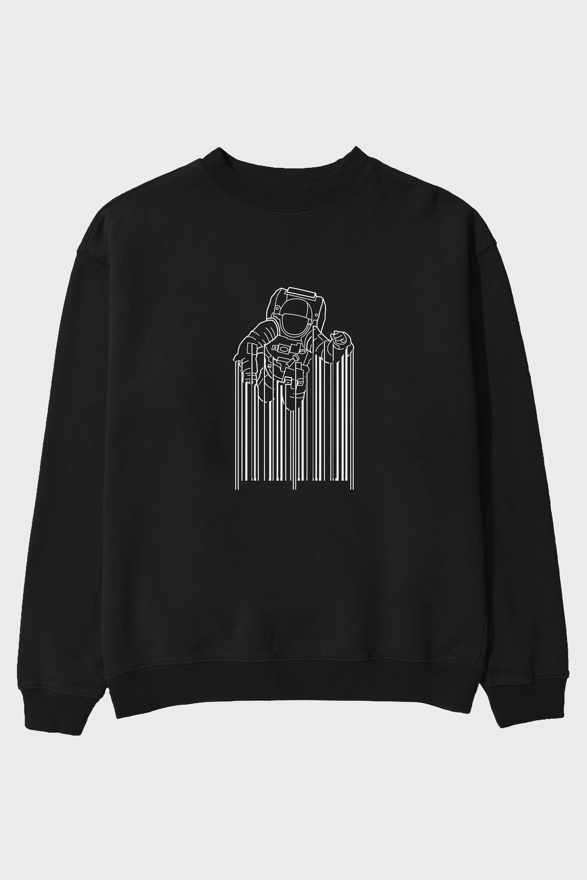 Astrocode Ön Baskılı Oversize Sweatshirt Erkek Kadın Unisex