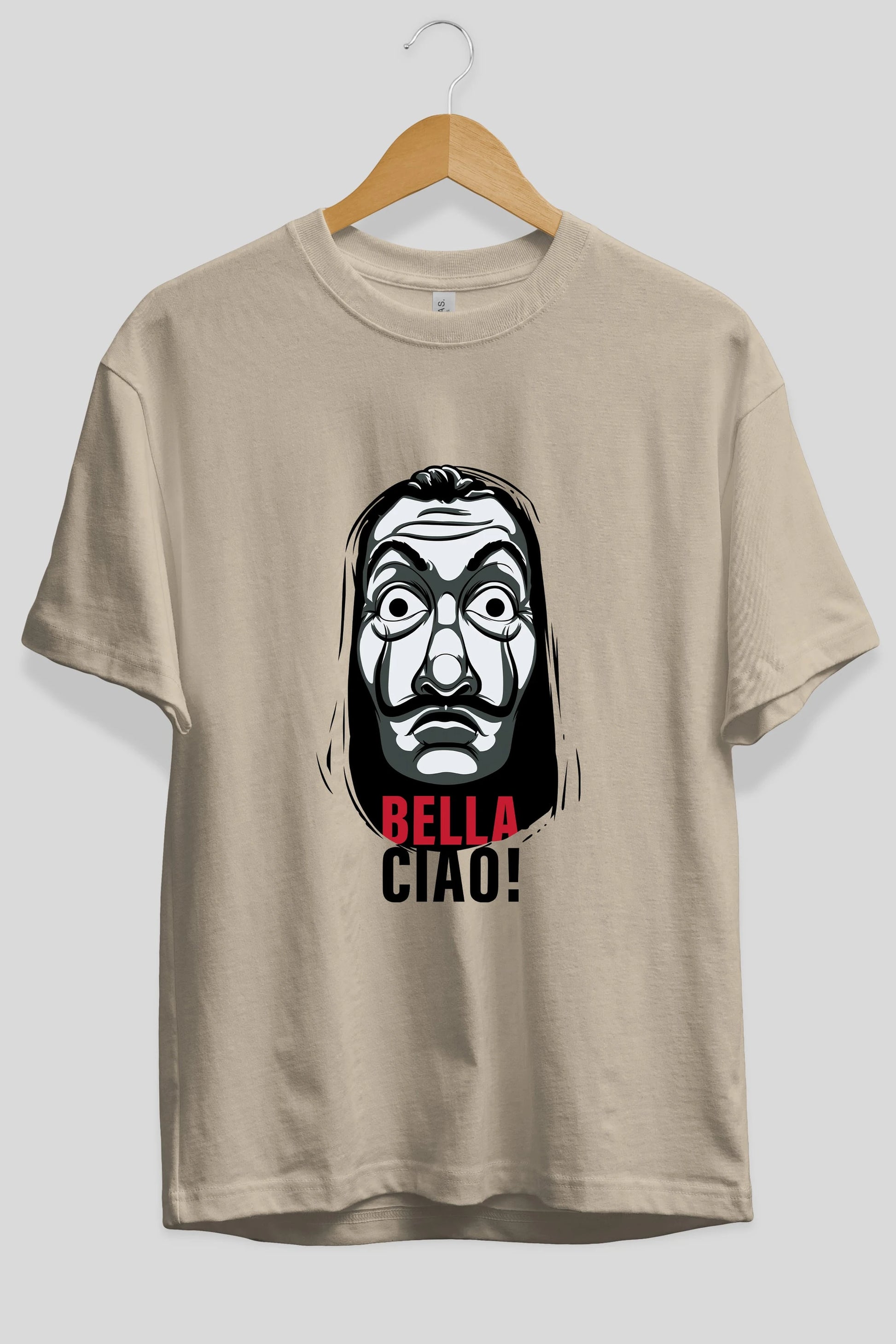La Casa De Papel (12) Ön Baskılı Oversize t-shirt Erkek Kadın Unisex %100 Pamuk Bisiklet Yaka tişort