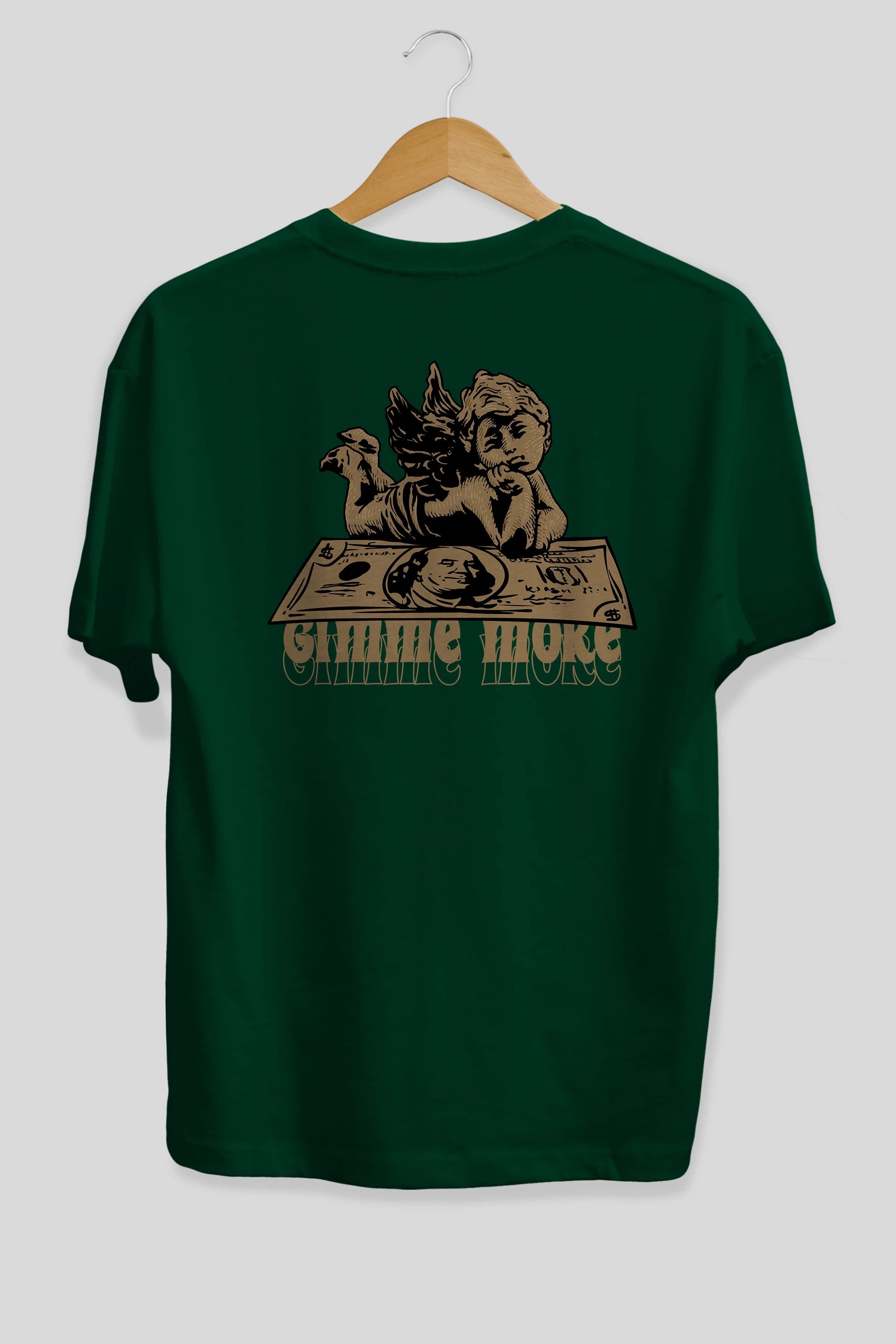 Gimme More Arka Baskılı Oversize t-shirt Erkek Kadın Unisex