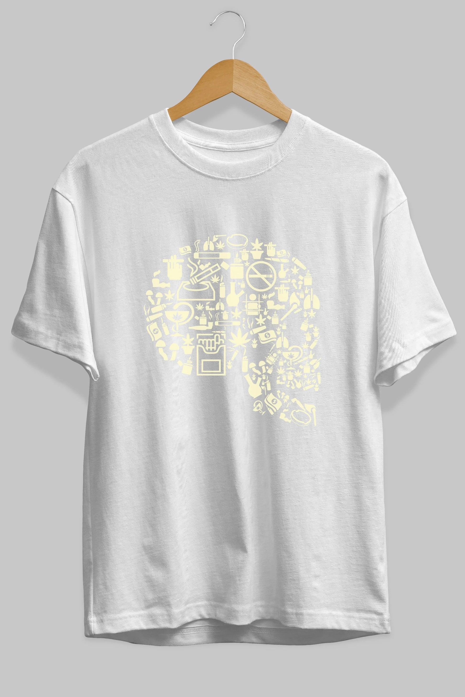 Smoking Kills Ön Baskılı Oversize t-shirt %100 pamuk Erkek Kadın Unisex