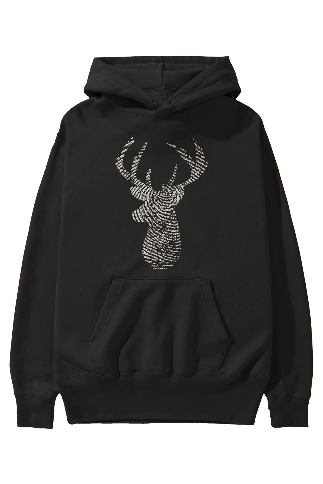 Deer 3 Ön Baskılı Hoodie Oversize Kapüşonlu Sweatshirt Erkek Kadın Unisex