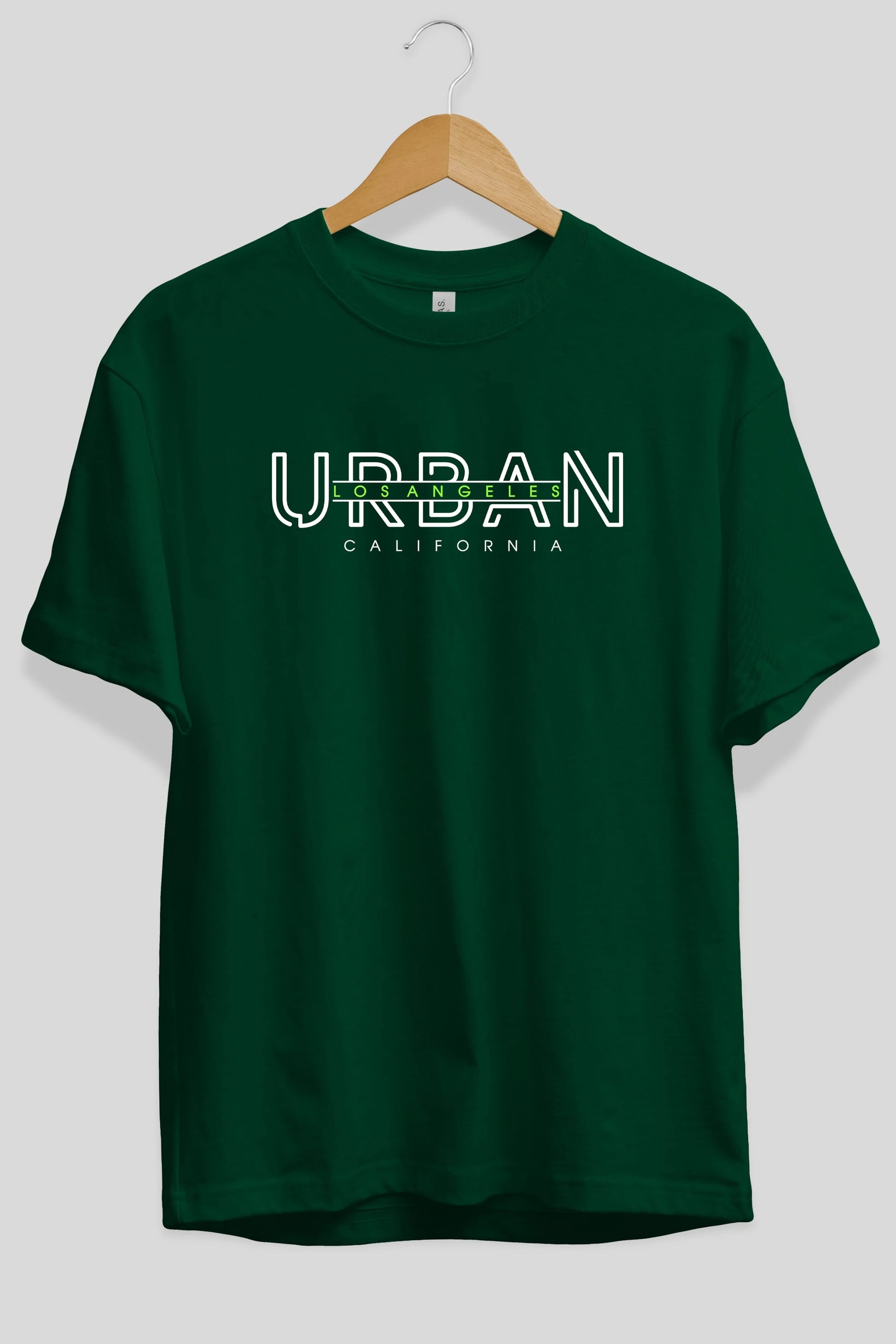 Urban Los Angeles Ön Baskılı Oversize t-shirt Erkek Kadın Unisex