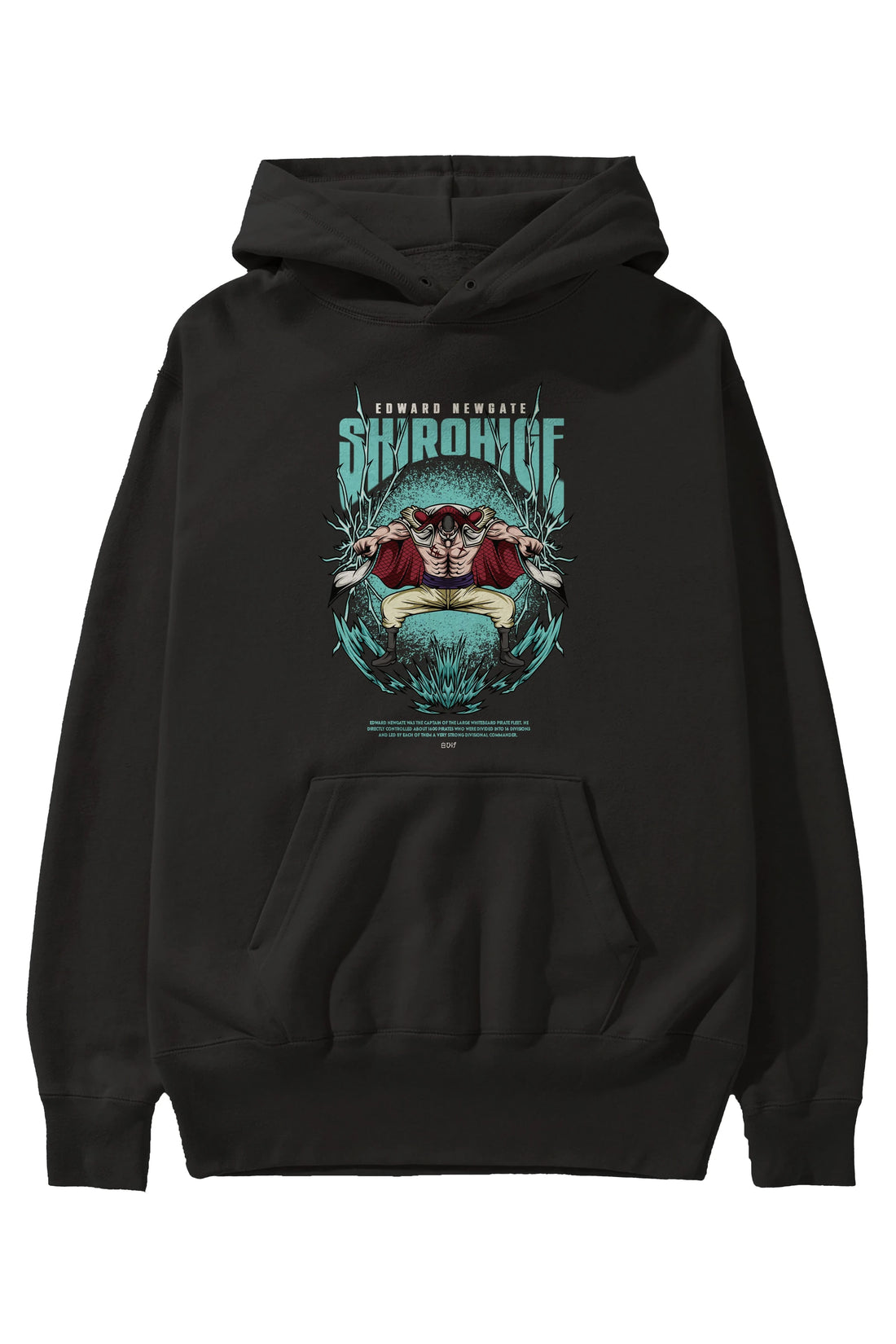 Shirohige Anime Ön Baskılı Hoodie Oversize Kapüşonlu Sweatshirt Erkek Kadın Unisex