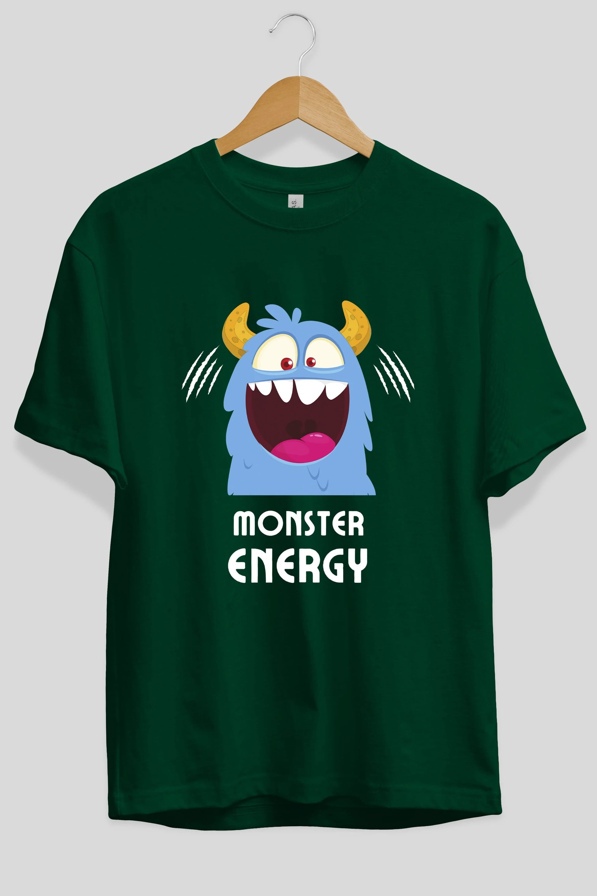 Monster Energy Ön Baskılı Oversize t-shirt Erkek Kadın Unisex