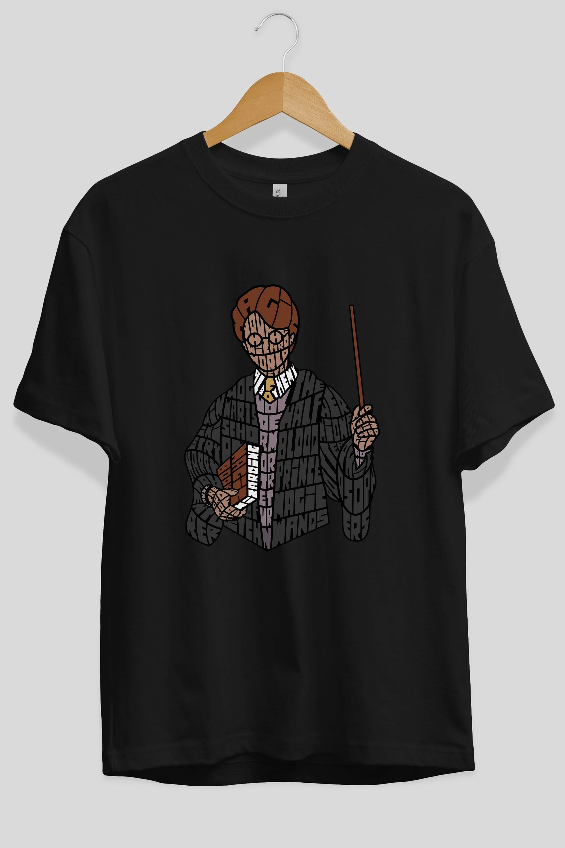 Harry Ön Baskılı Oversize t-shirt %100 pamuk Erkek Kadın Unisex
