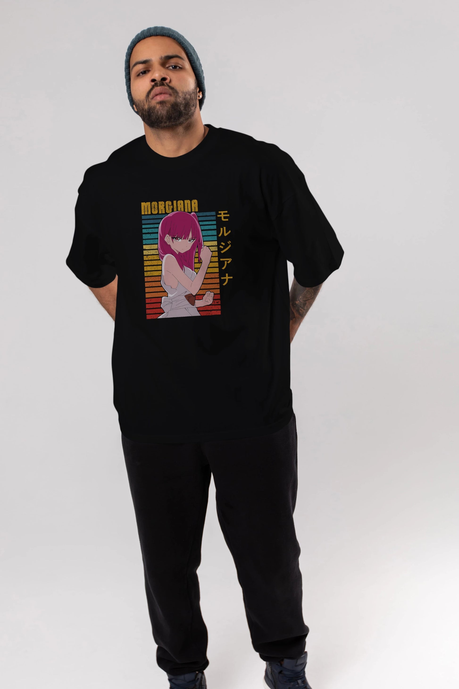 Morgiana 3 Anime Ön Baskılı Oversize t-shirt %100 pamuk Erkek Kadın Unisex