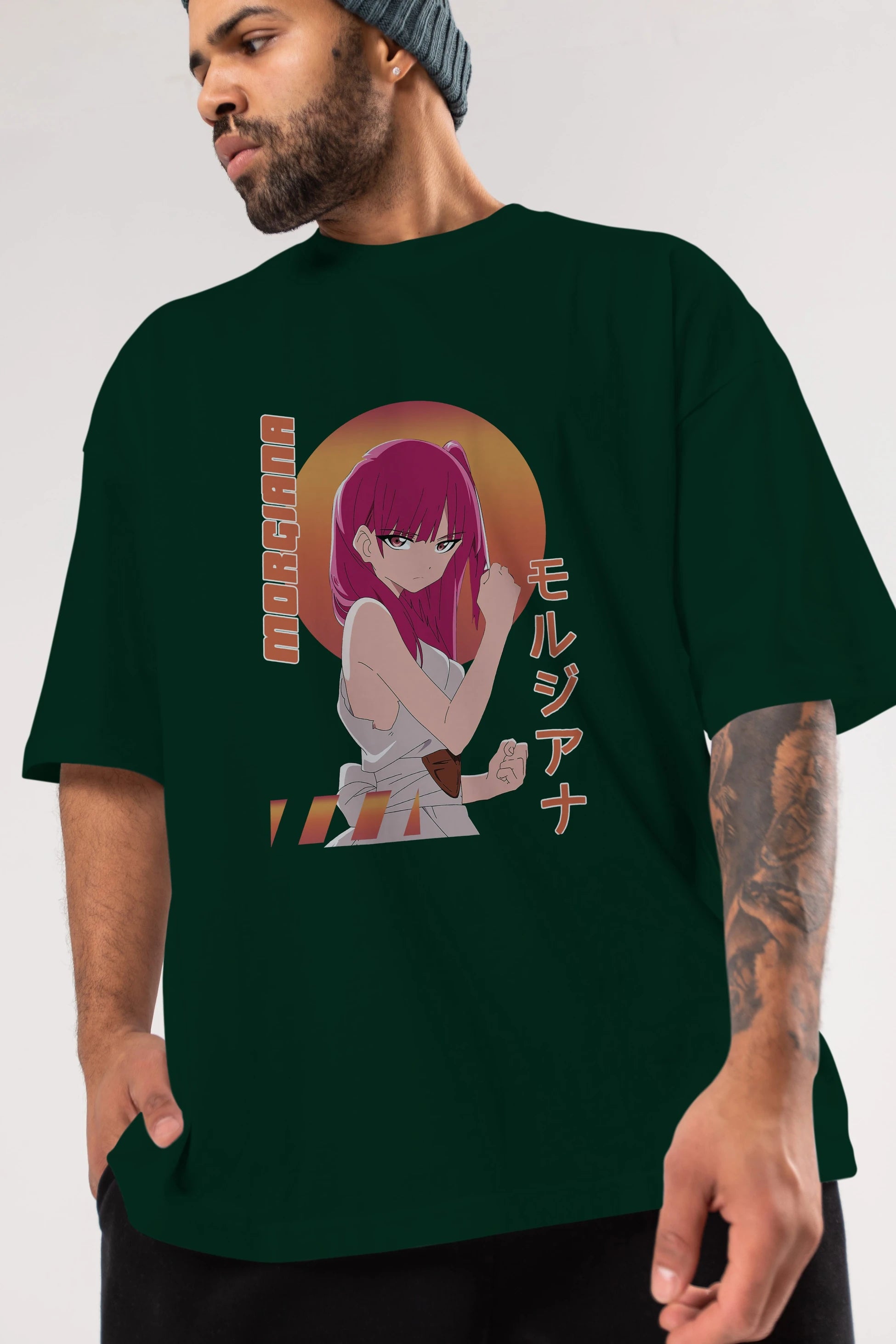 Morgiana 5 Anime Ön Baskılı Oversize t-shirt %100 pamuk Erkek Kadın Unisex