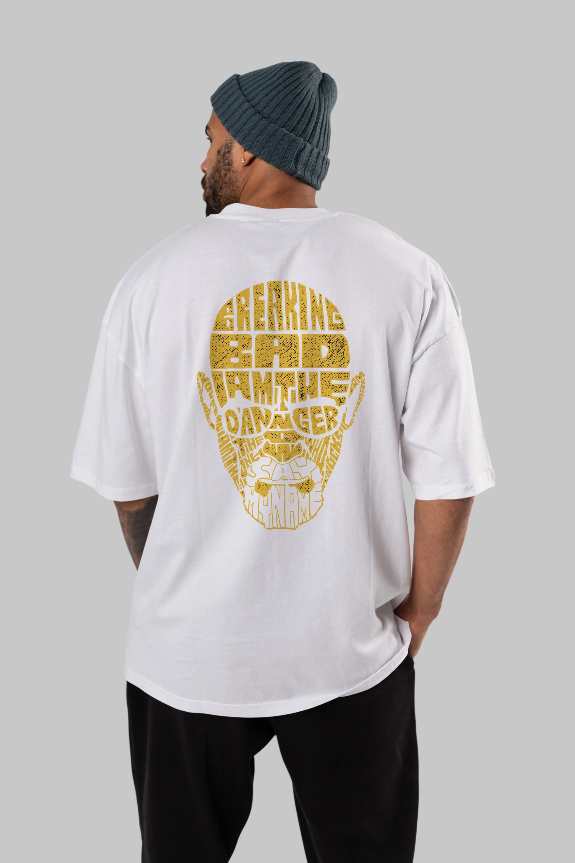 Breaking Bad Arka Baskılı Oversize t-shirt %100 pamuk Erkek Kadın Unisex