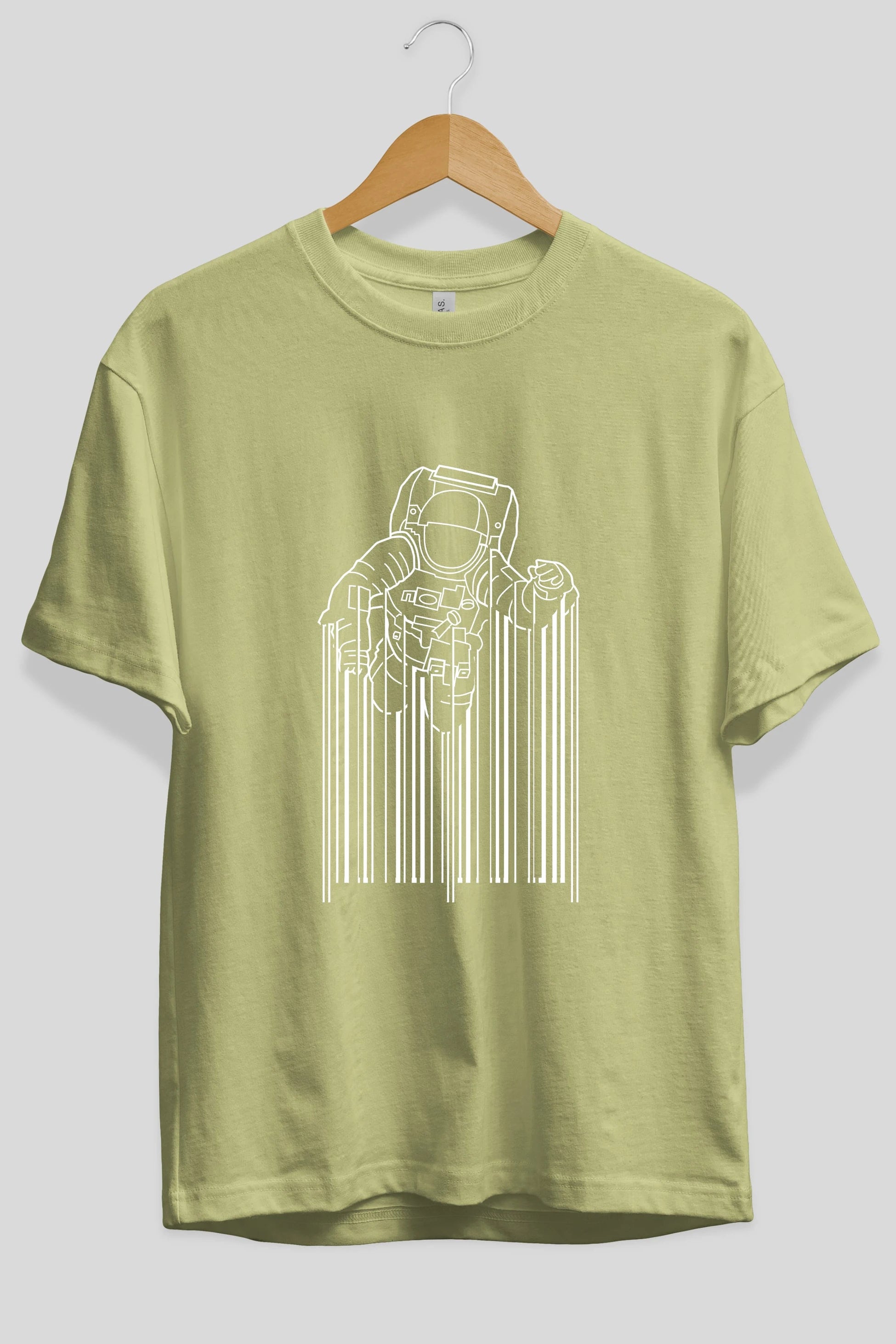 Astrocode Ön Baskılı Oversize t-shirt %100 pamuk Erkek Kadın Unisex