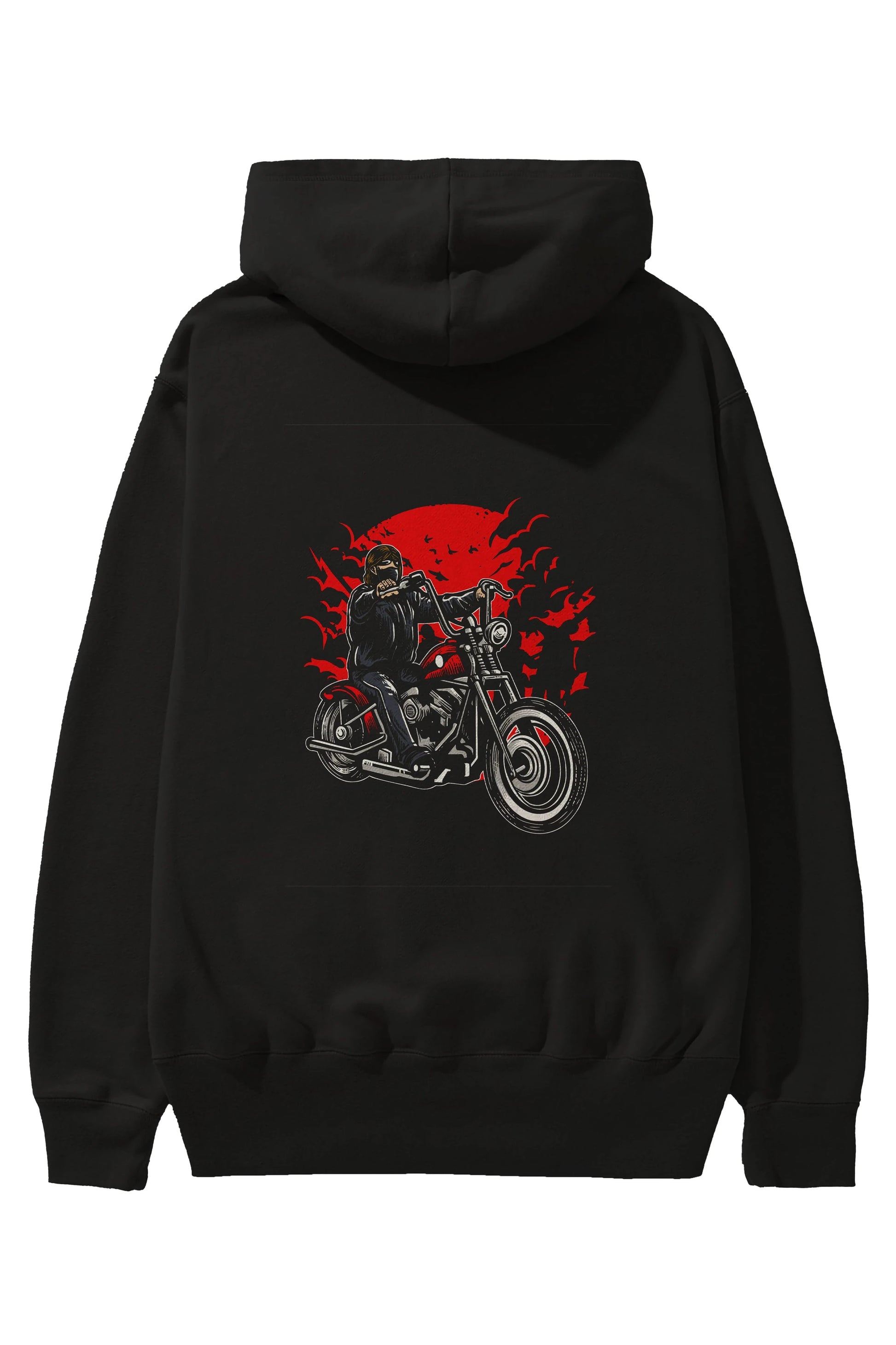 Zombie Slayer Arka Baskılı Hoodie Oversize Kapüşonlu Sweatshirt Erkek Kadın Unisex