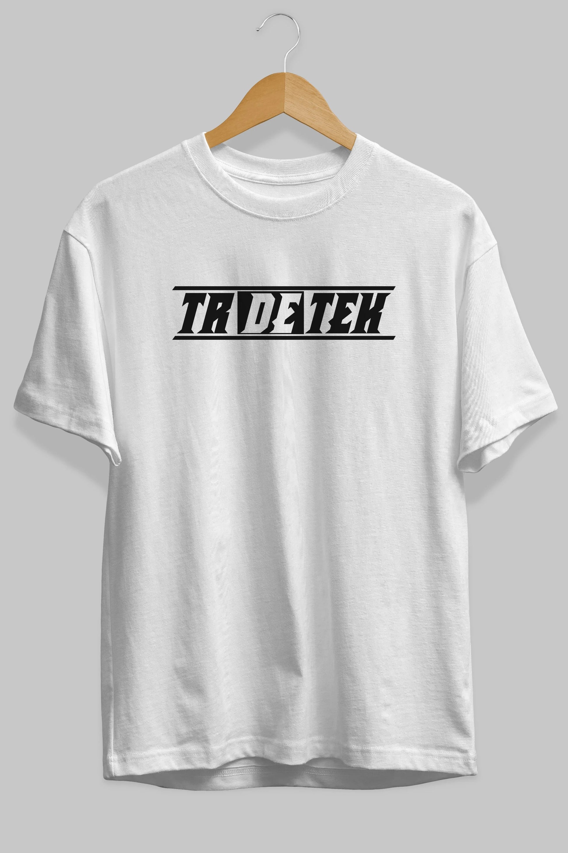 Tr De Tek Ön Baskılı Oversize t-shirt %100 pamuk Erkek Kadın Unisex
