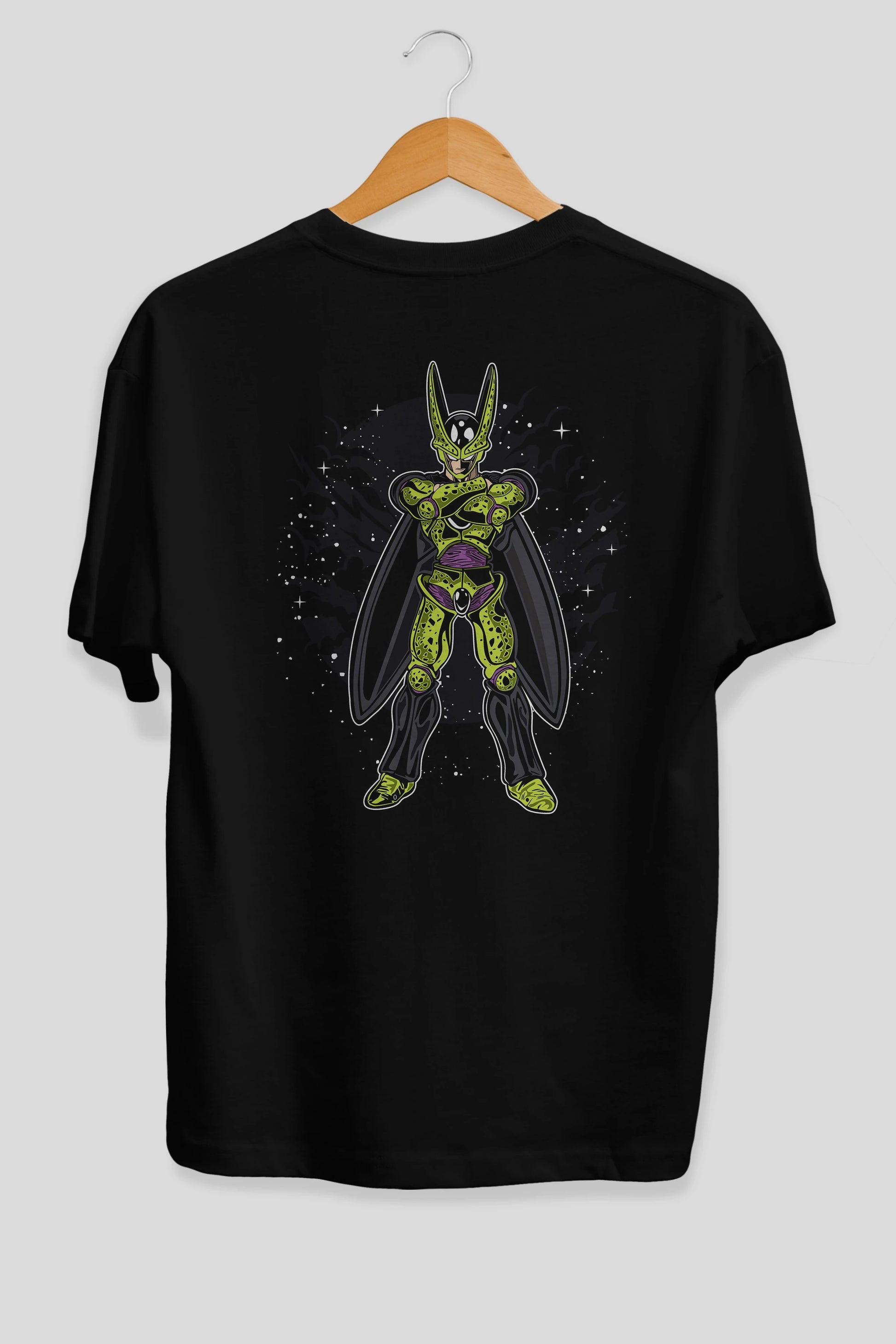 CELL Arka Baskılı Oversize t-shirt Erkek Kadın Unisex %100 Pamuk