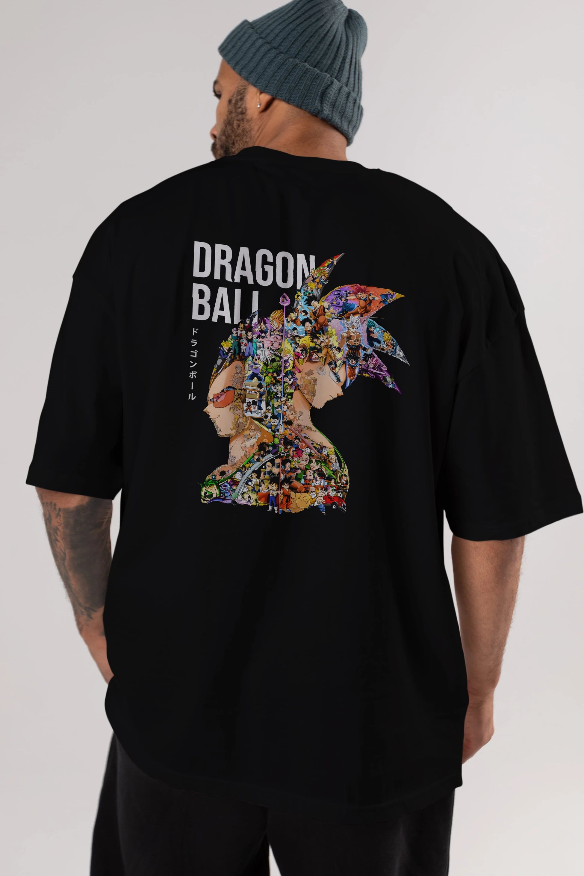 DRAGON BALL ART (5) Anime Arka Baskılı Oversize t-shirt Erkek Kadın Unisex