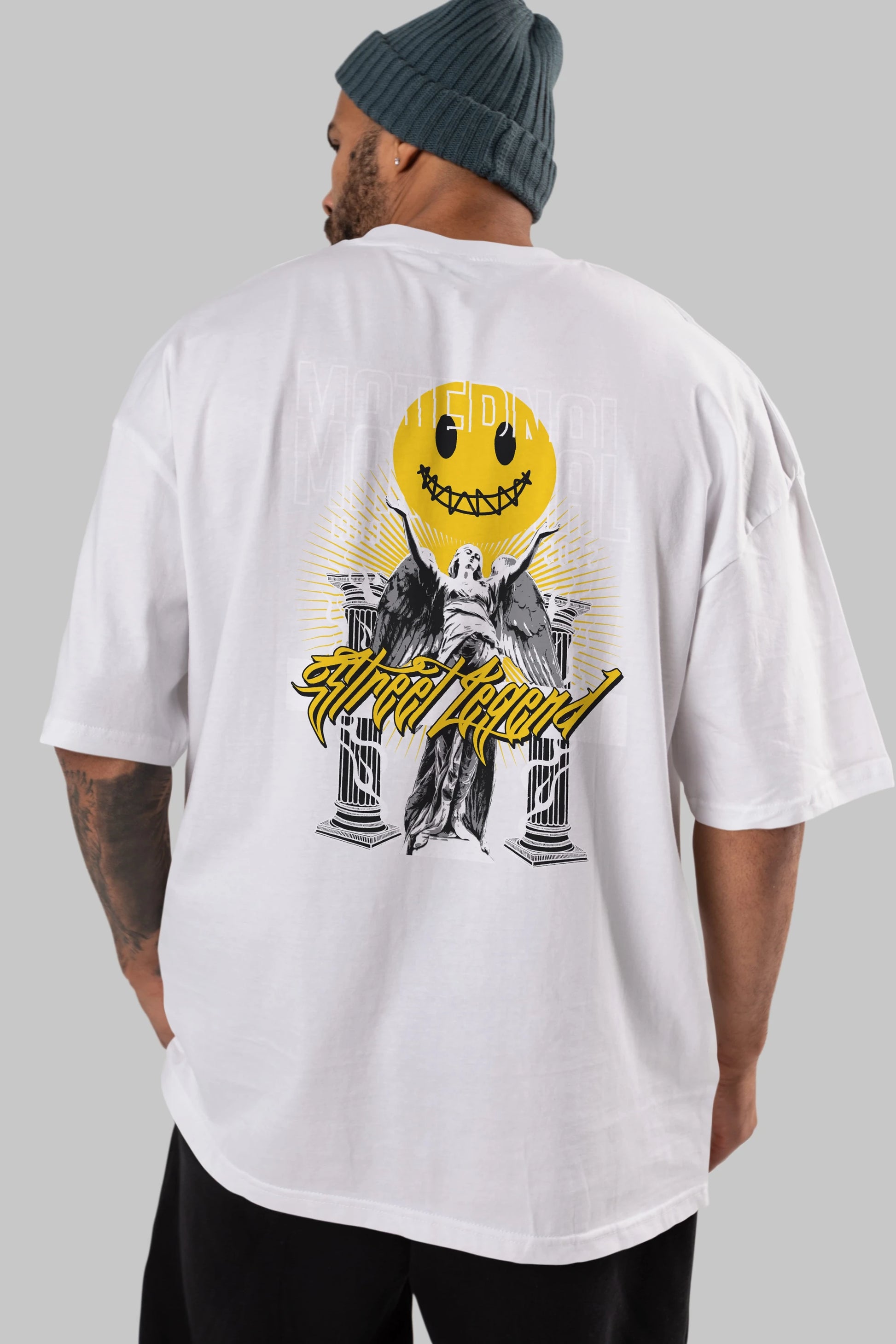Maternal Street Legend Arka Baskılı Oversize t-shirt Erkek Kadın Unisex